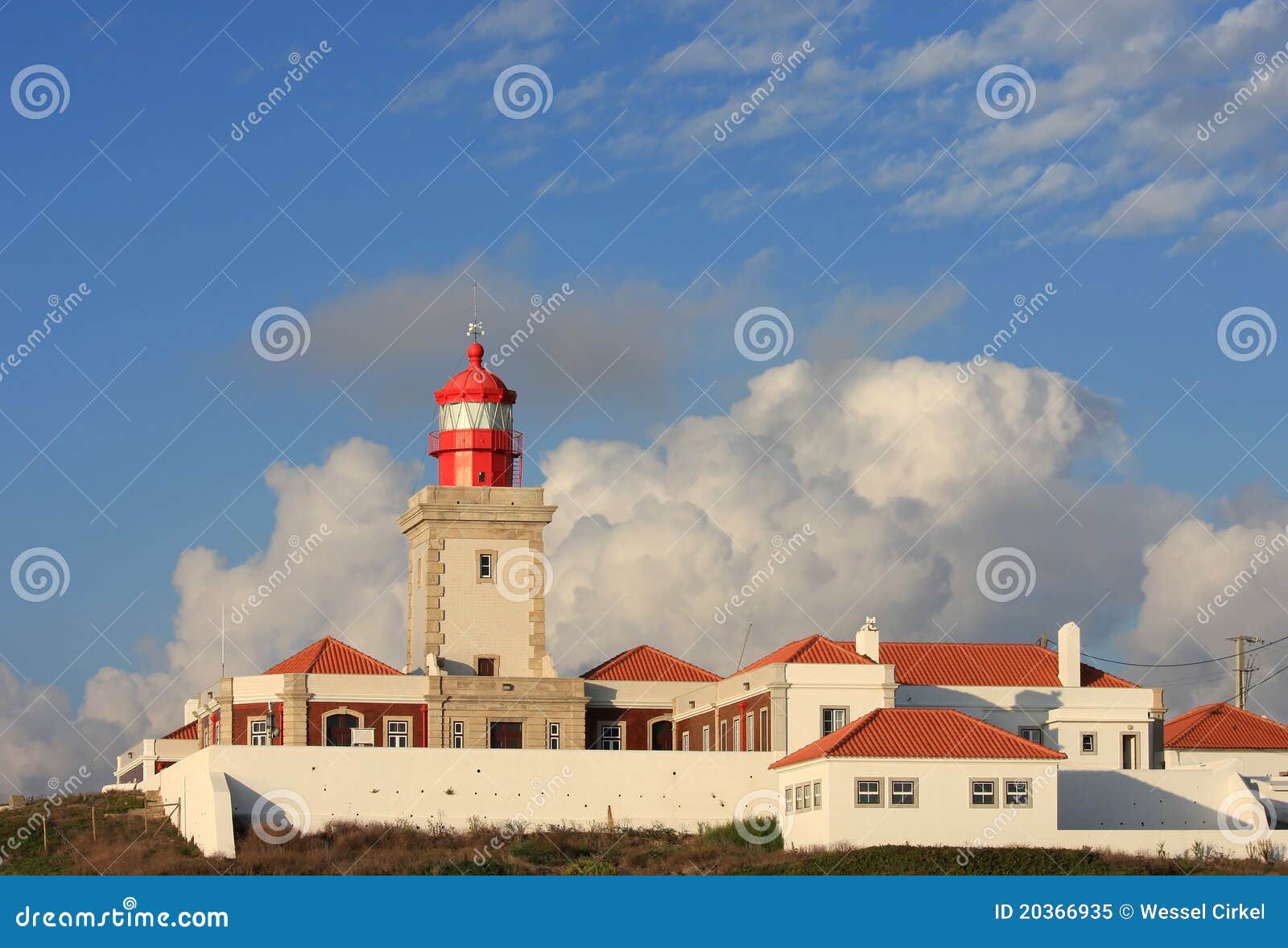 lighthouse of cabo da roca, west coast of portugal