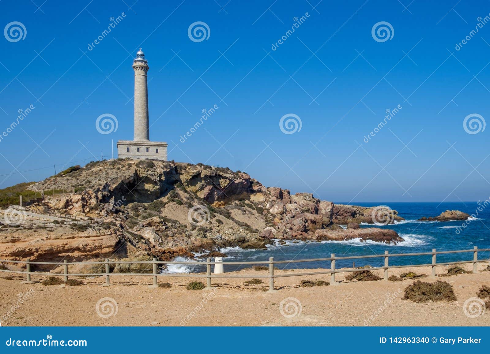 Lighthouse of Cabo De Palos, Cape in the Spanish Municipality of ...