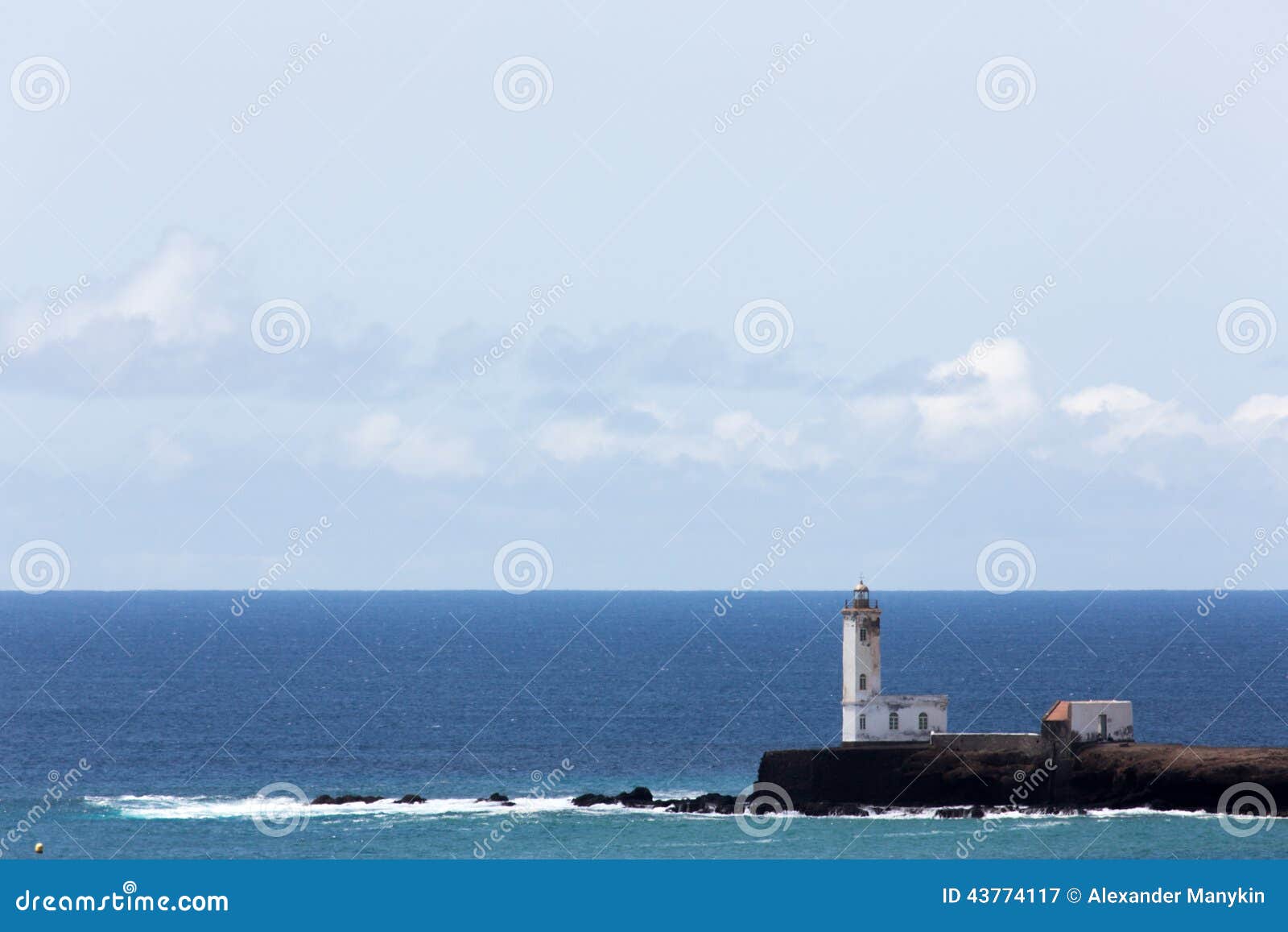 lighthouse maria pia, praia, cape verde