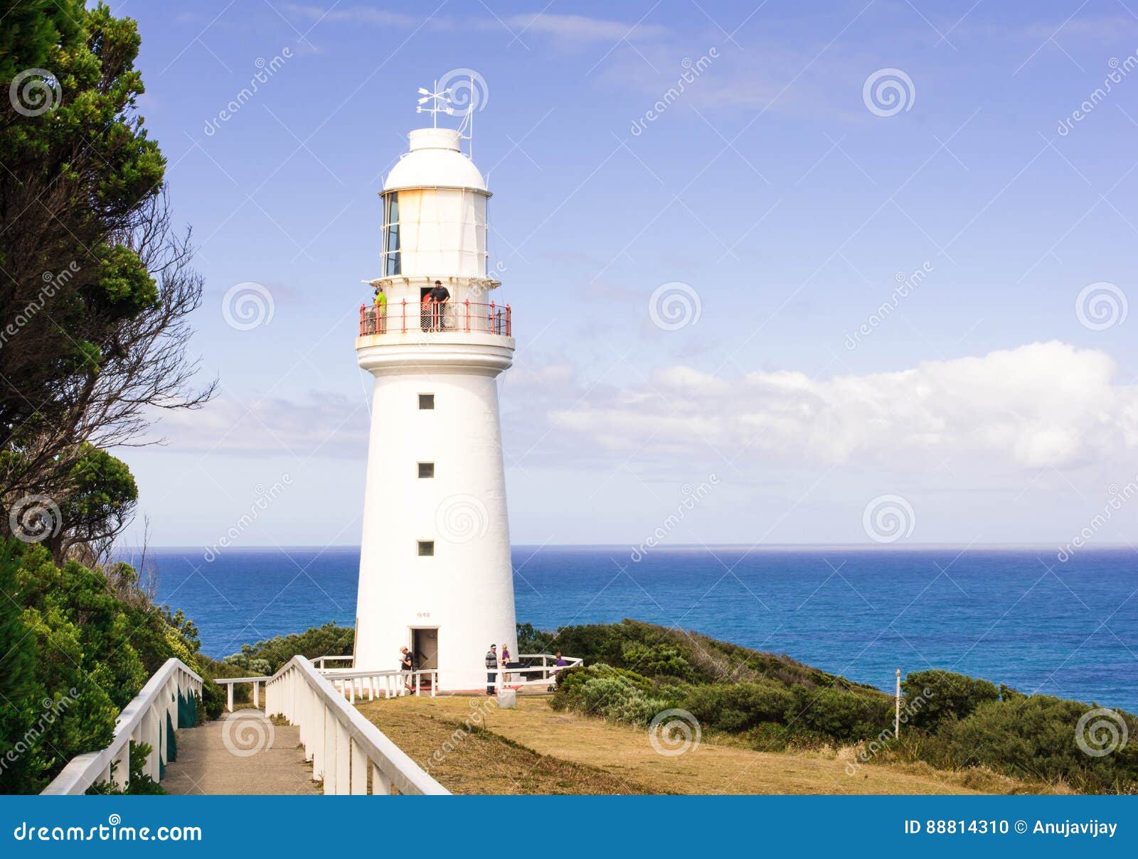 Lighthouse Melbourne editorial image. Image of hill, copyspace 88814310