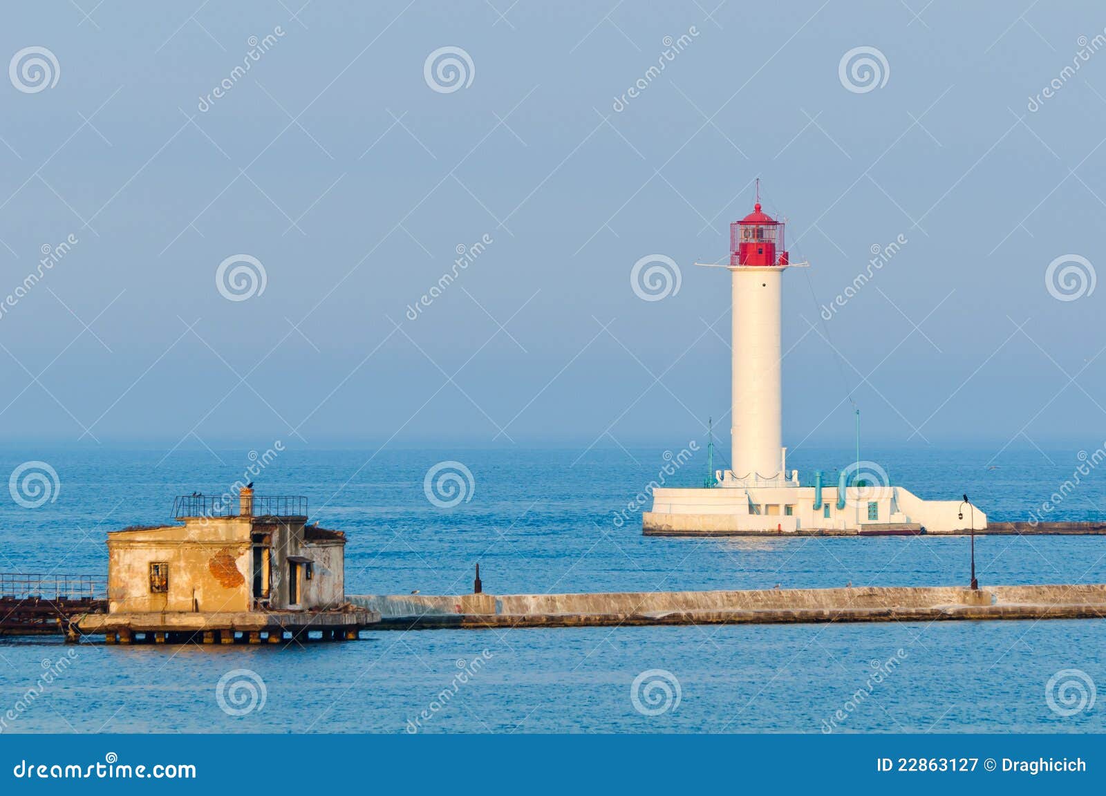 lighthouse in odessa ukraine