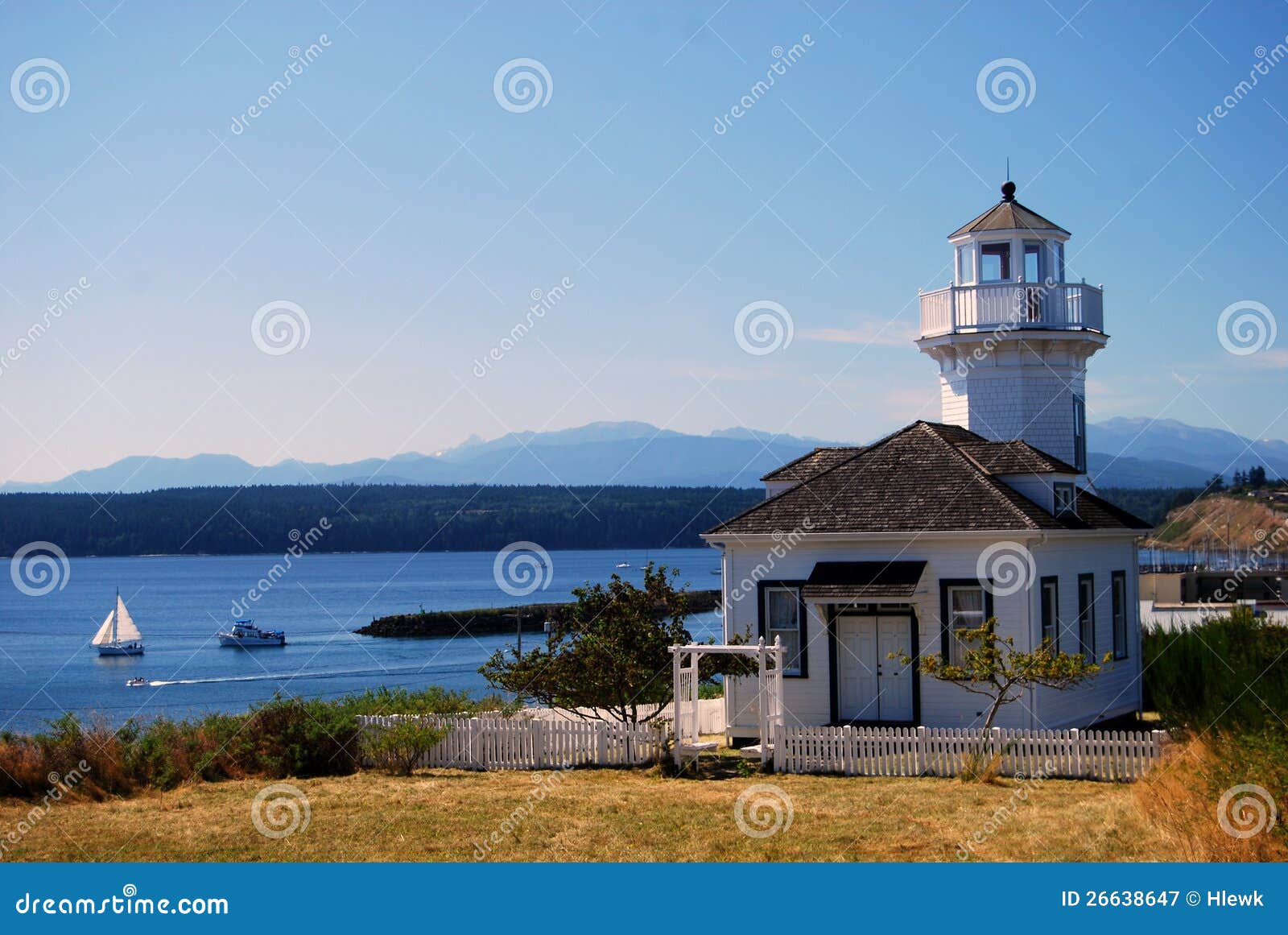 Lighthouse in Port Townsend Stock Image Image of united, light 26638647