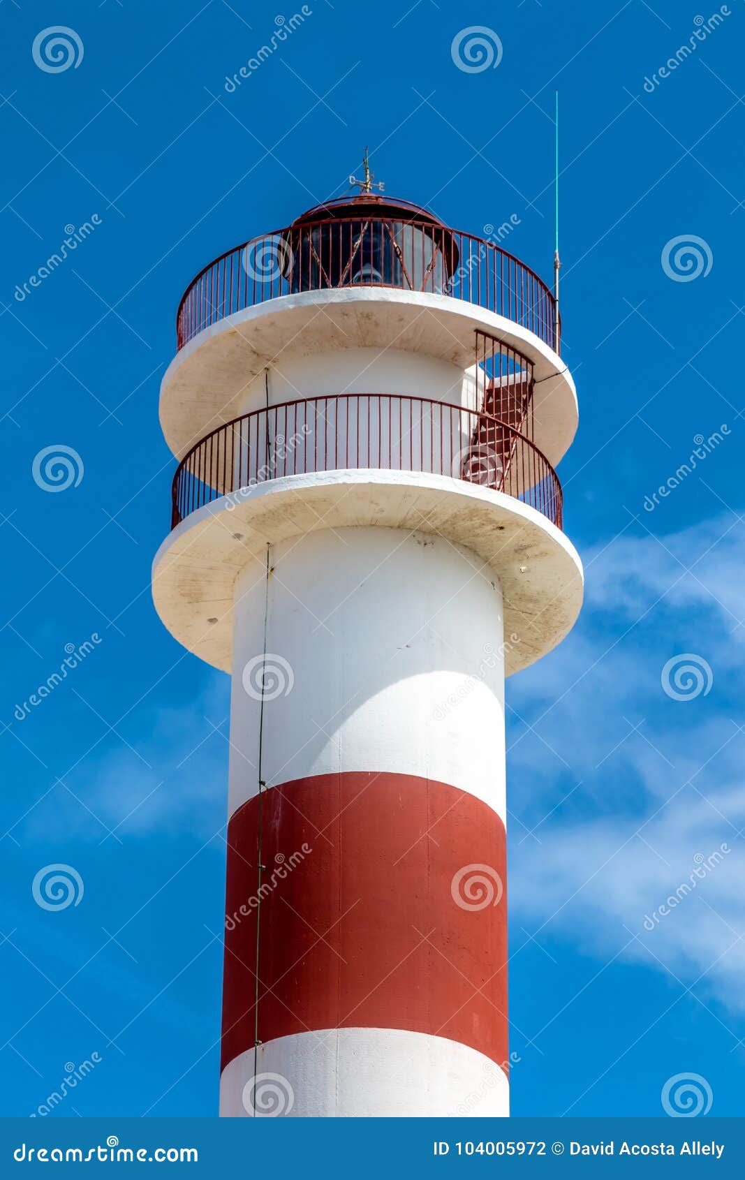 lighthouse in rota, cadiz, spain