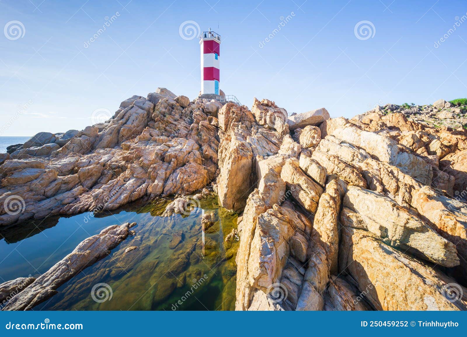 Light House in the Center of Vietnam Stock Photo Image of high, coast
