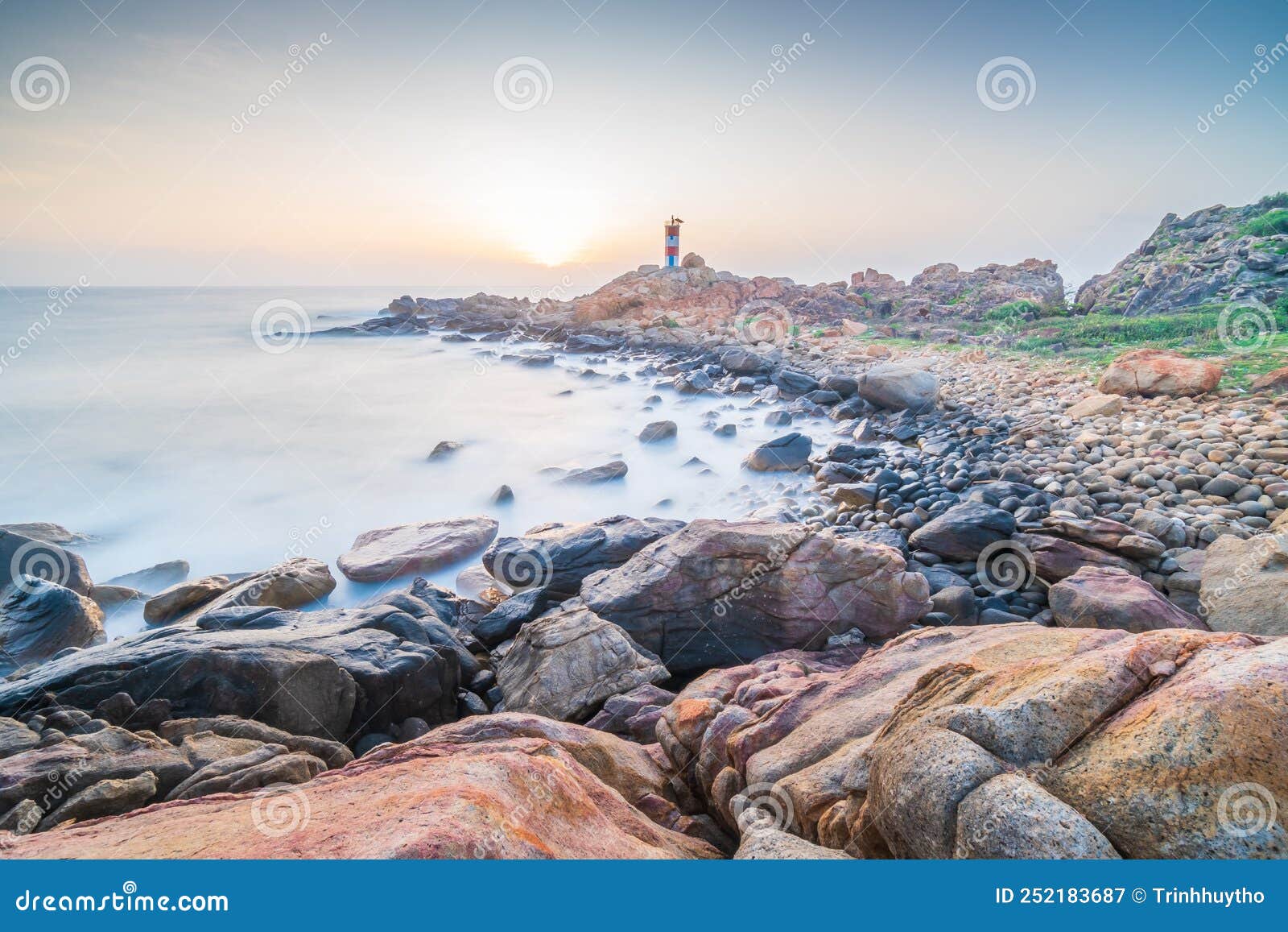 Light House in the Center of Vietnam Stock Image Image of maritime