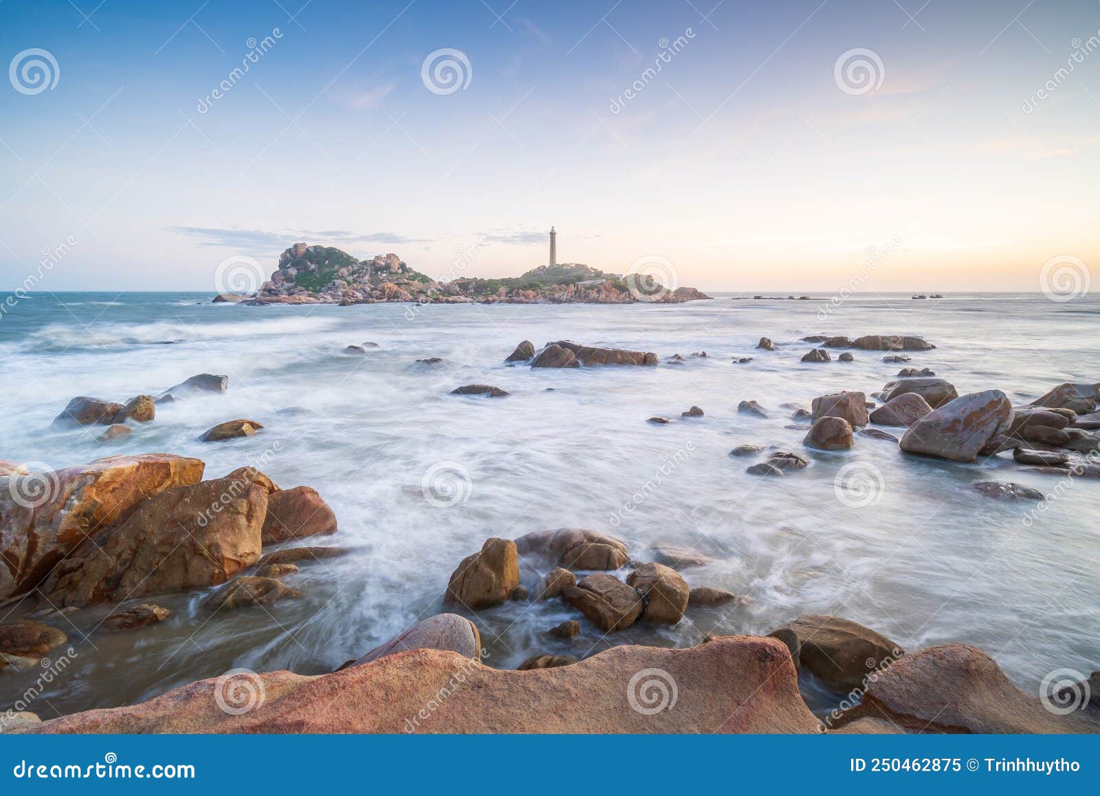 Light House in the Center of Vietnam Stock Image Image of cloud