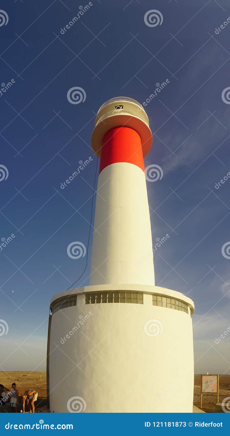 Lighthouse in delta ebro stock image. Image of weather 121181873