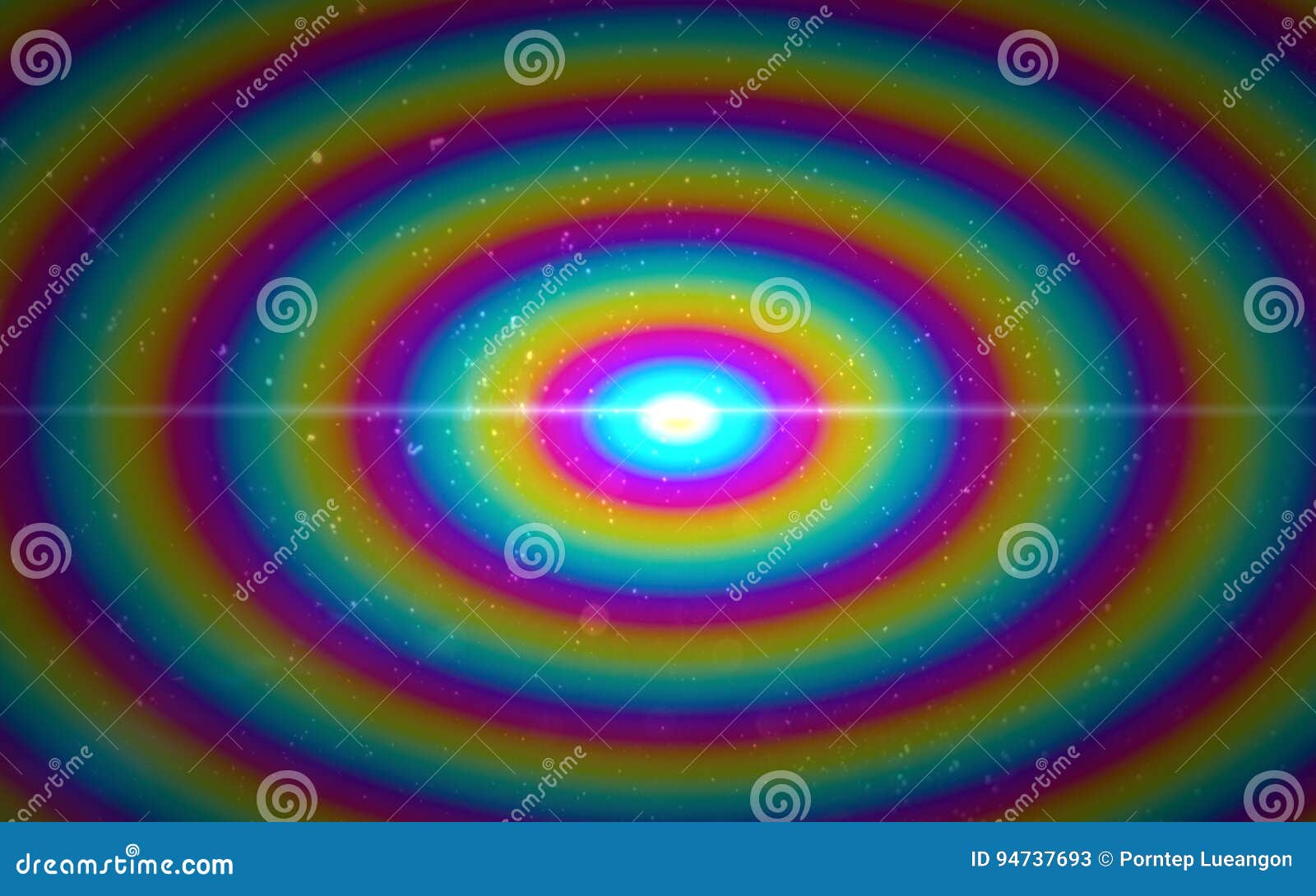 lighting abstract with digital lens flare.