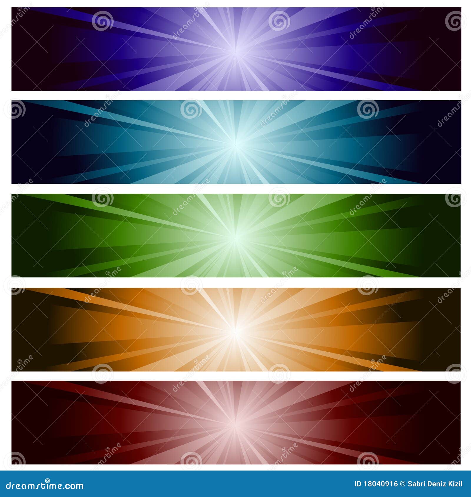 Lighting banner set stock vector. Illustration of curve 18040916