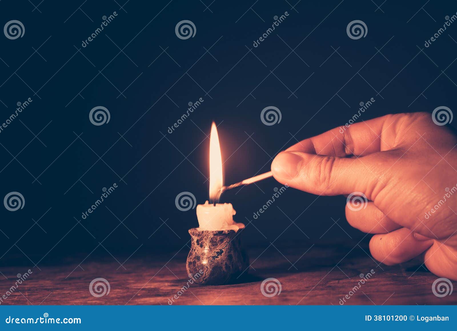 Lighting a candle stock photo. Image of flame, detail 38101200