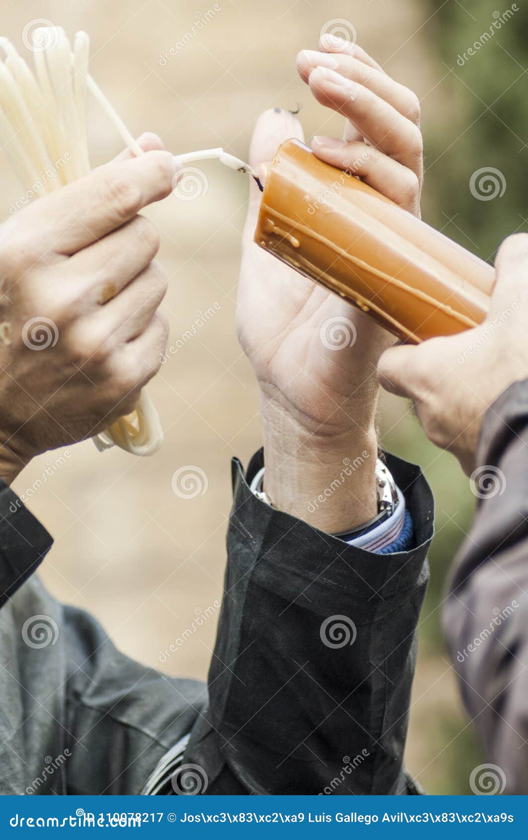 lighting the candle