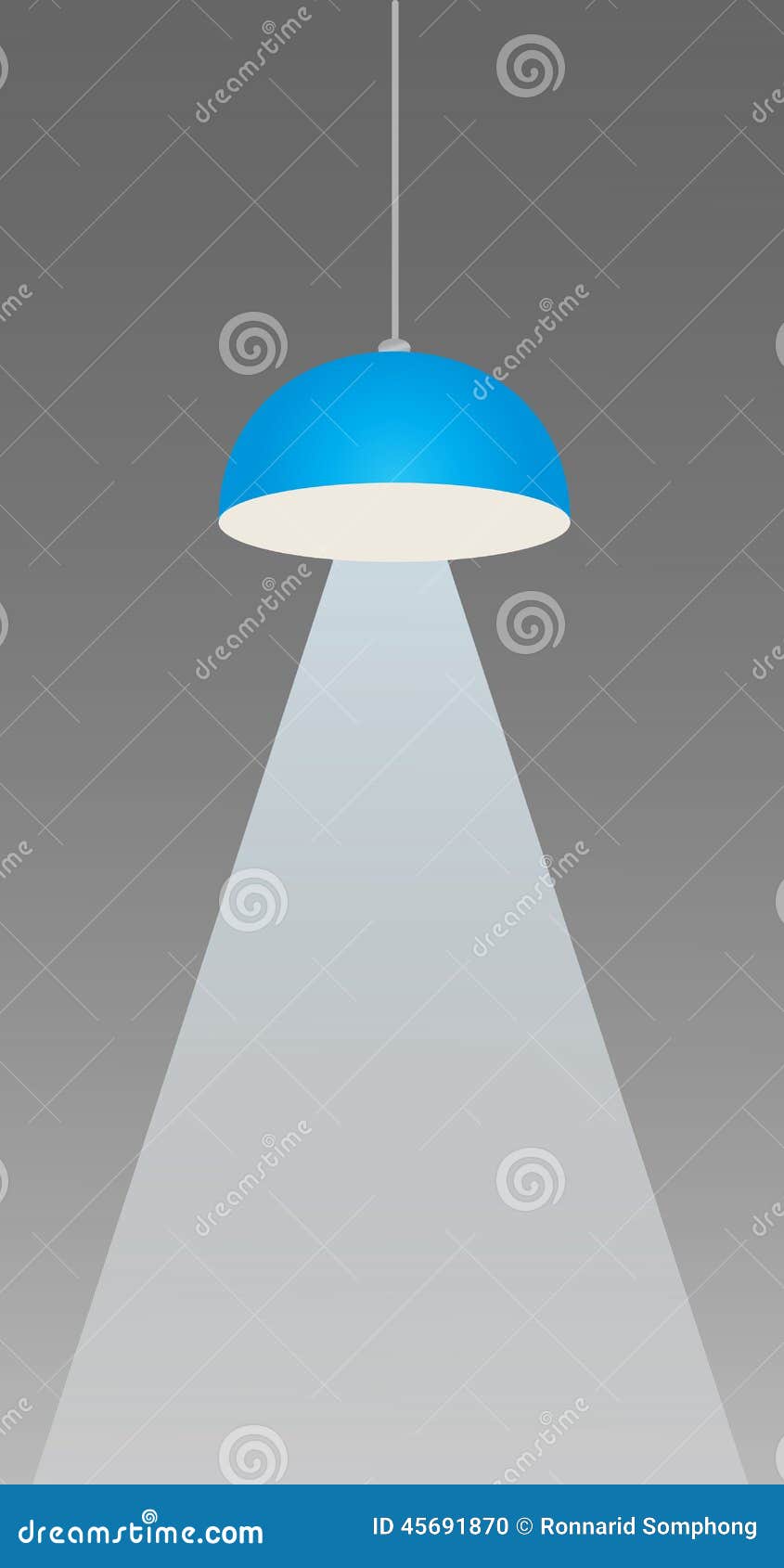Lighting Downlight , Spotlight Lighting Design Illustration Stock