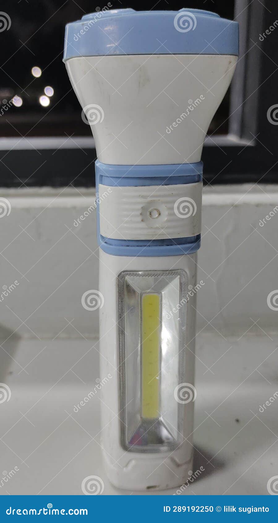 Lighting Equipment, Which is Useful for Night Watch Work Stock Photo