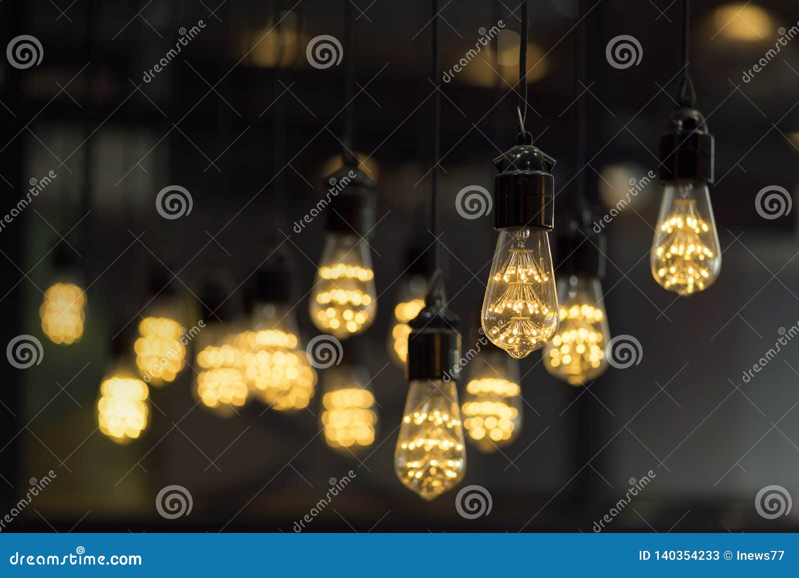 Lighting Lamp Hanging Decor From The Ceiling Stock Image Image