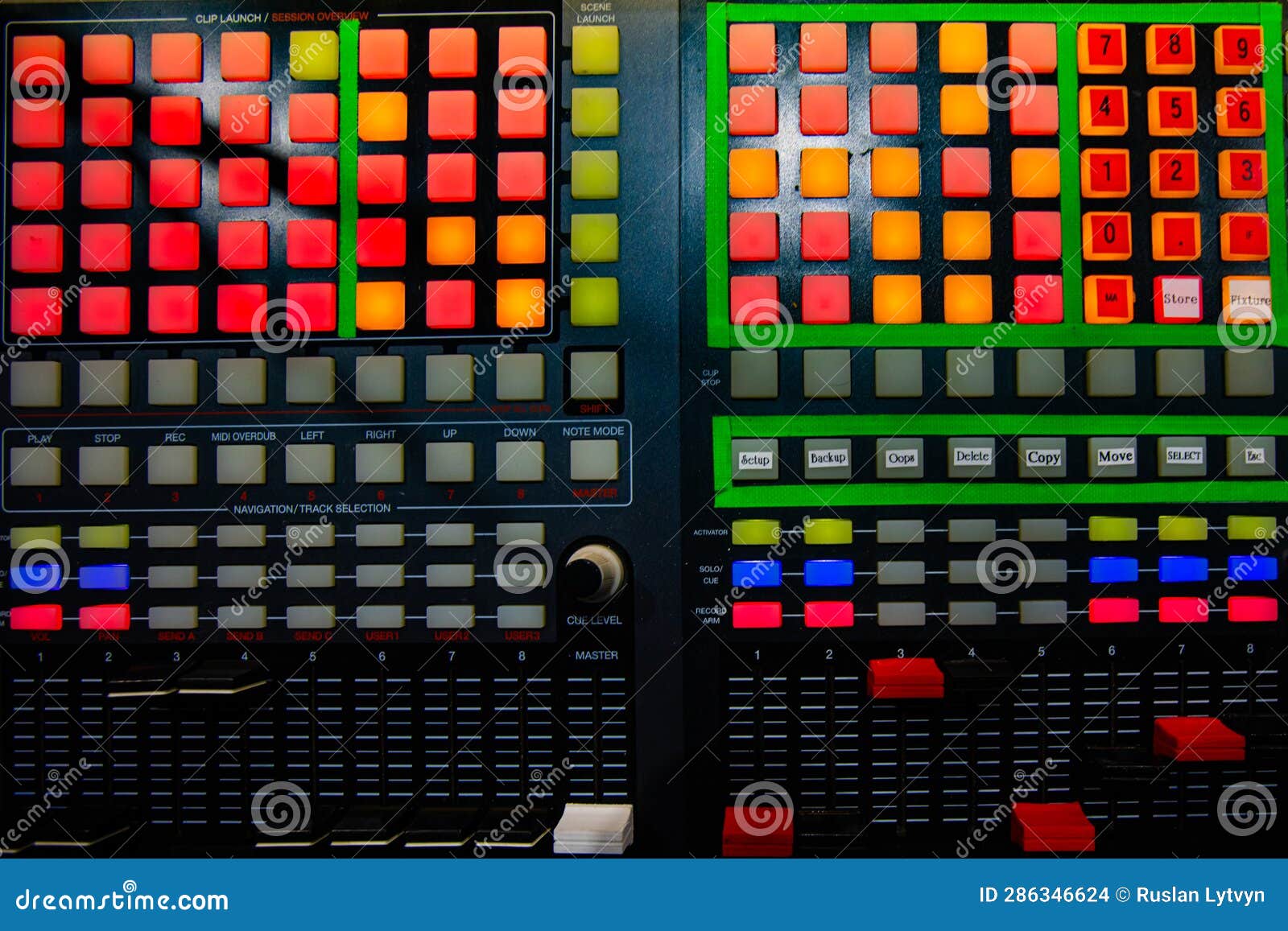 Lighting Technician Equipment Stock Photo Image of event, music