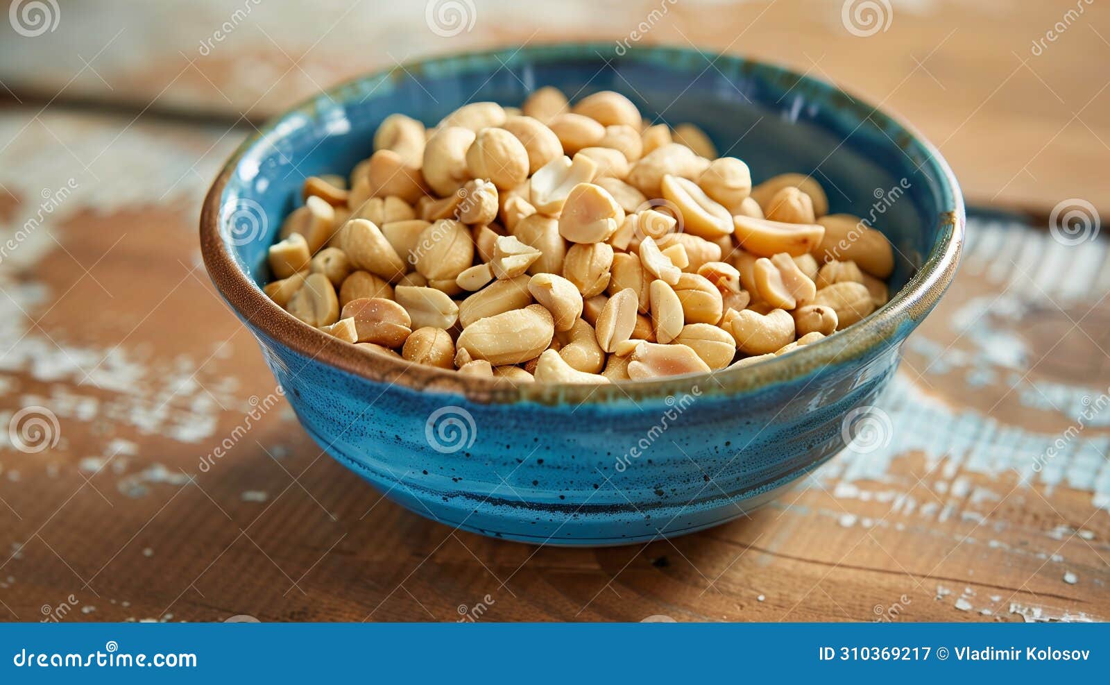 Lightly Salted, Crunchy, OvenRoasted Peanuts Stock Illustration