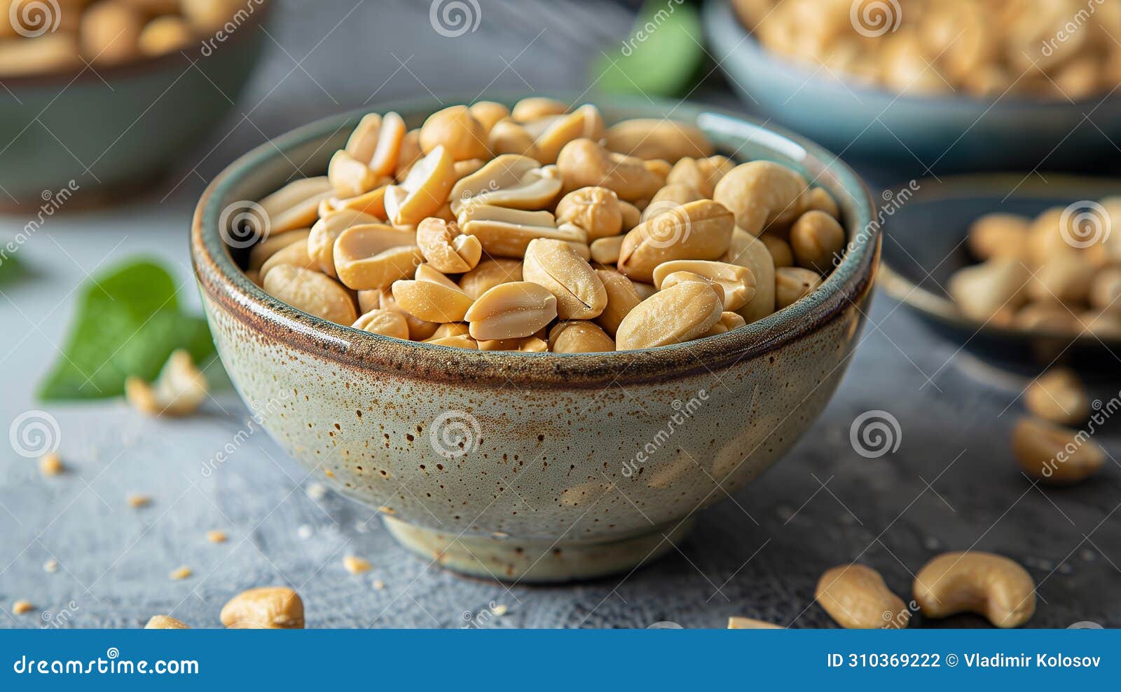 Lightly Salted, Crunchy, OvenRoasted Peanuts Stock Illustration
