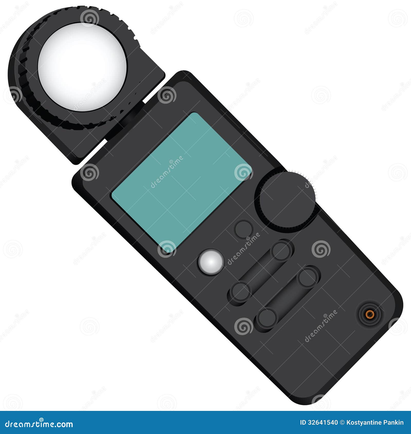 Lightmeter stock vector. Illustration of dial, landscape 32641540