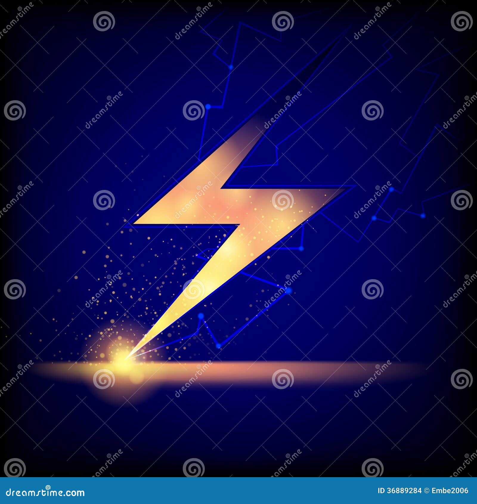 lightning bolt background