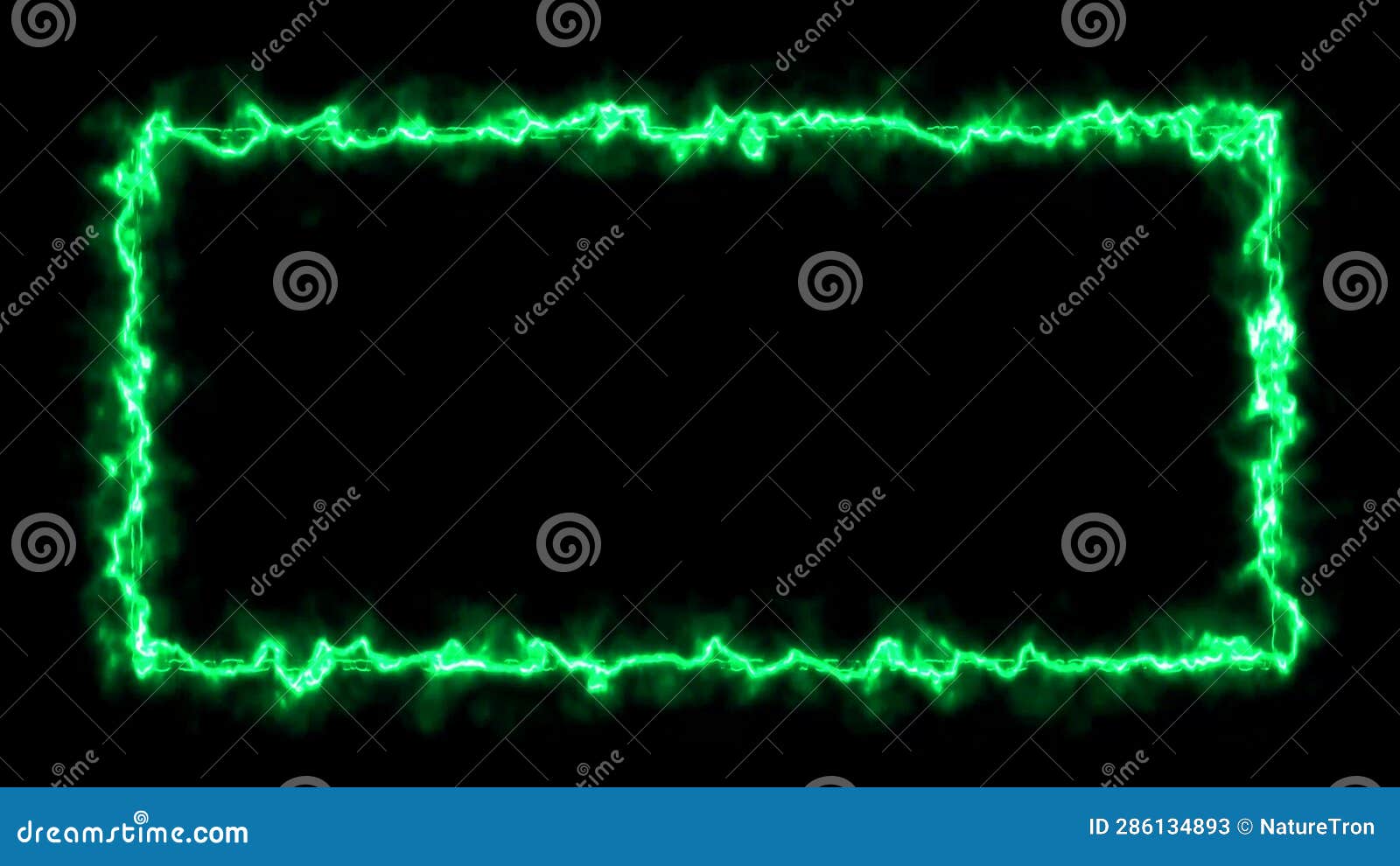 Lightning Border Frame on Black Background Animation Stock Video Video of blink, frame 286134893