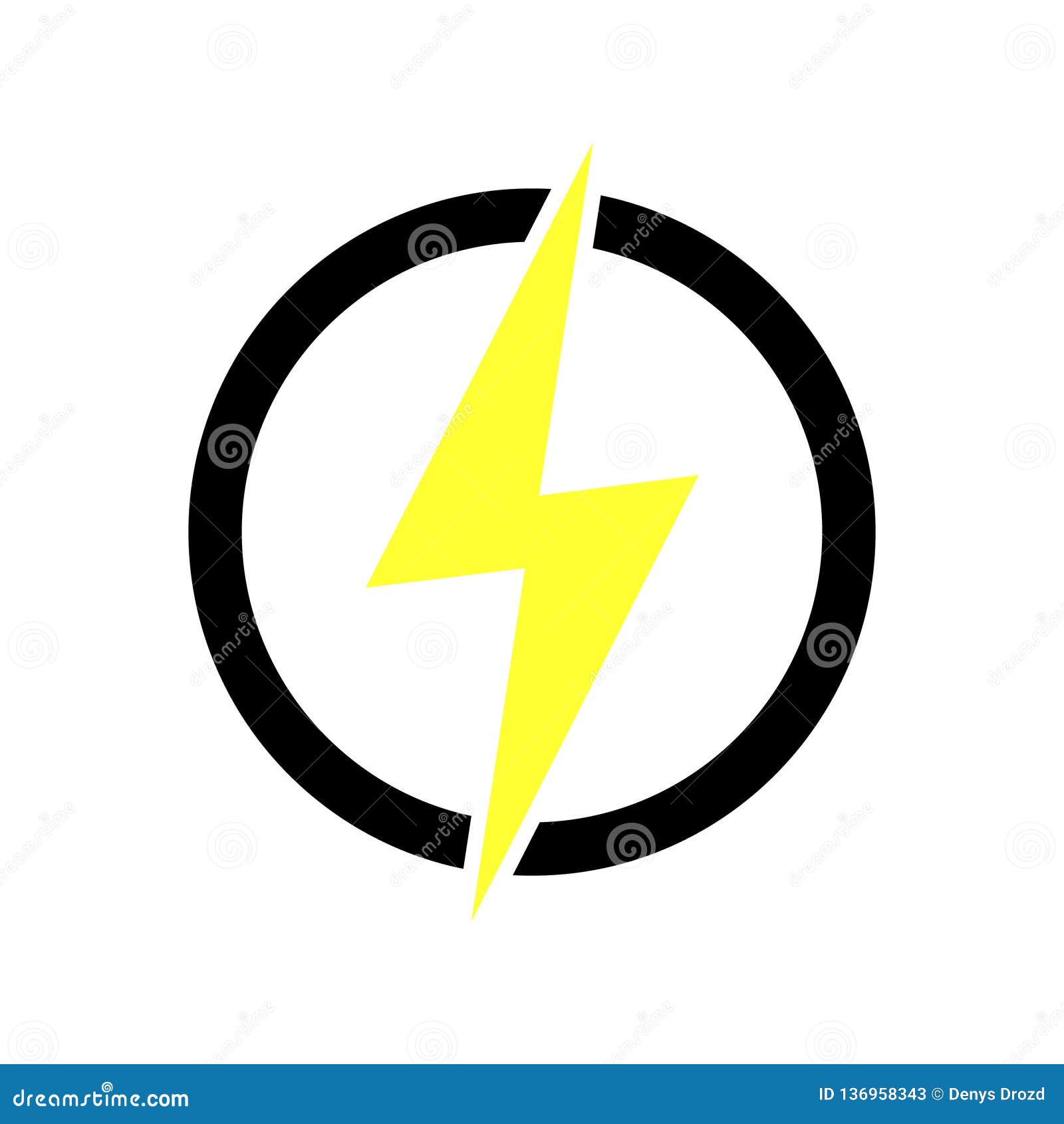 Lightning Electric Power Vector Logo Design Element Energy And