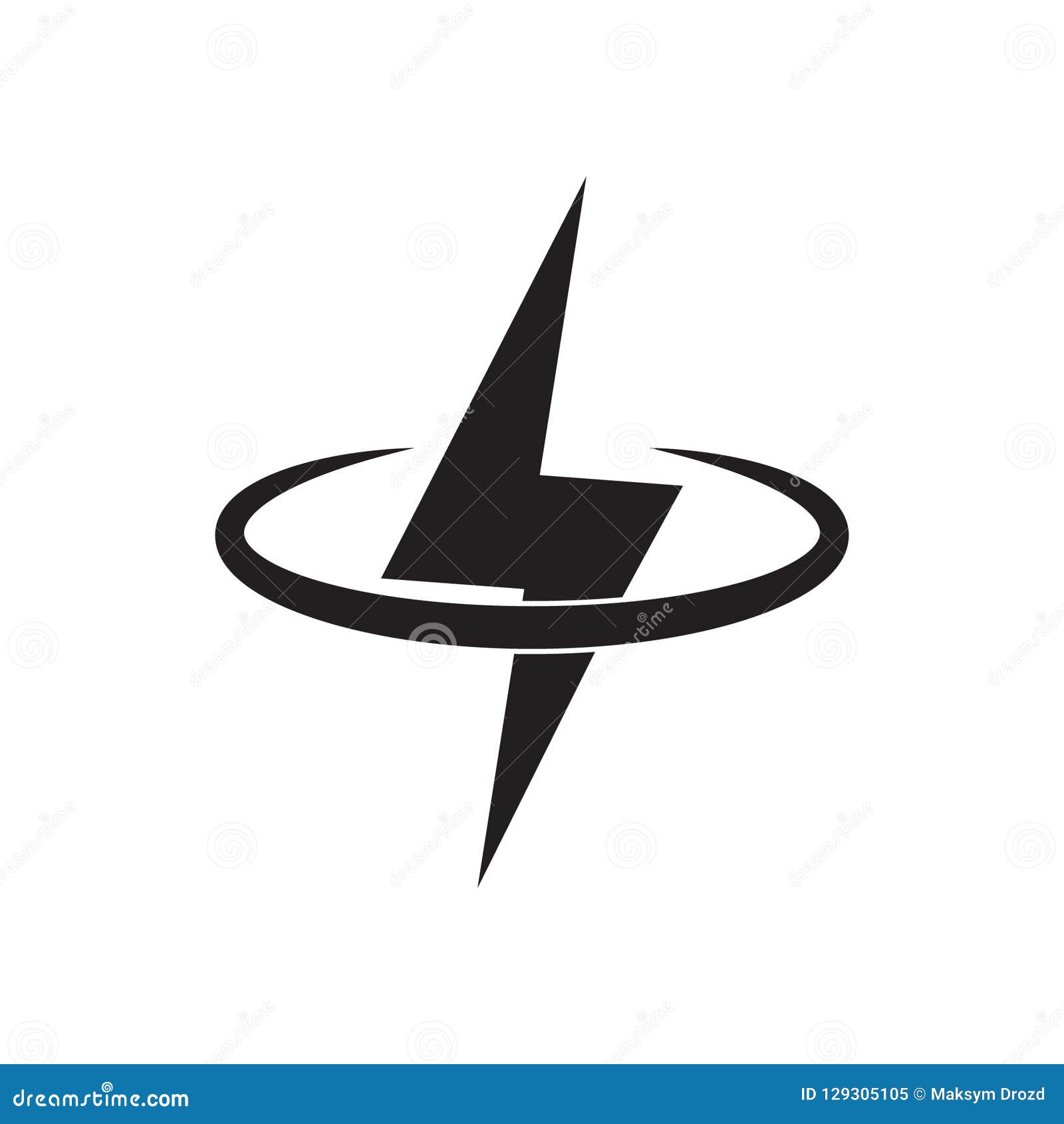 Lightning Electric Power Vector Logo Design Element Energy And