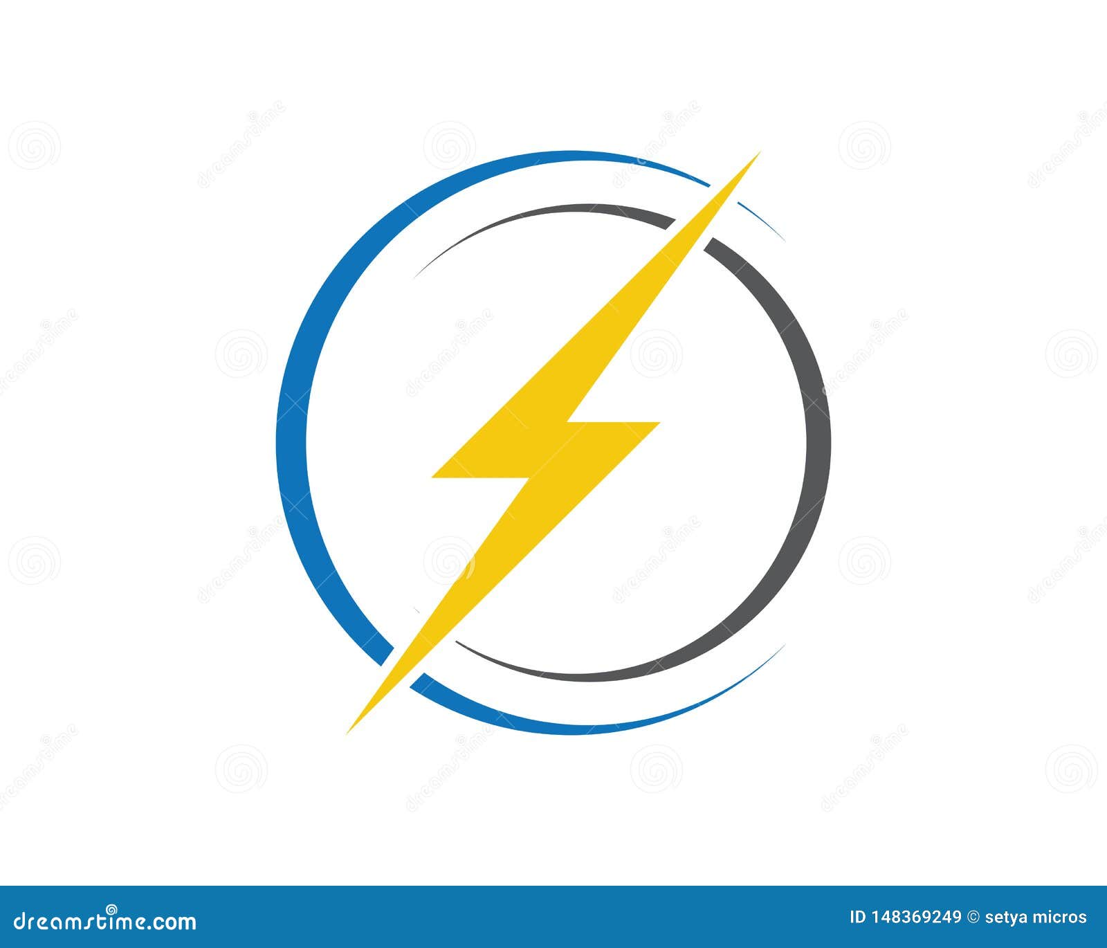 Lightning Logo Stock Vector Illustration Of Storm Vector 148369249