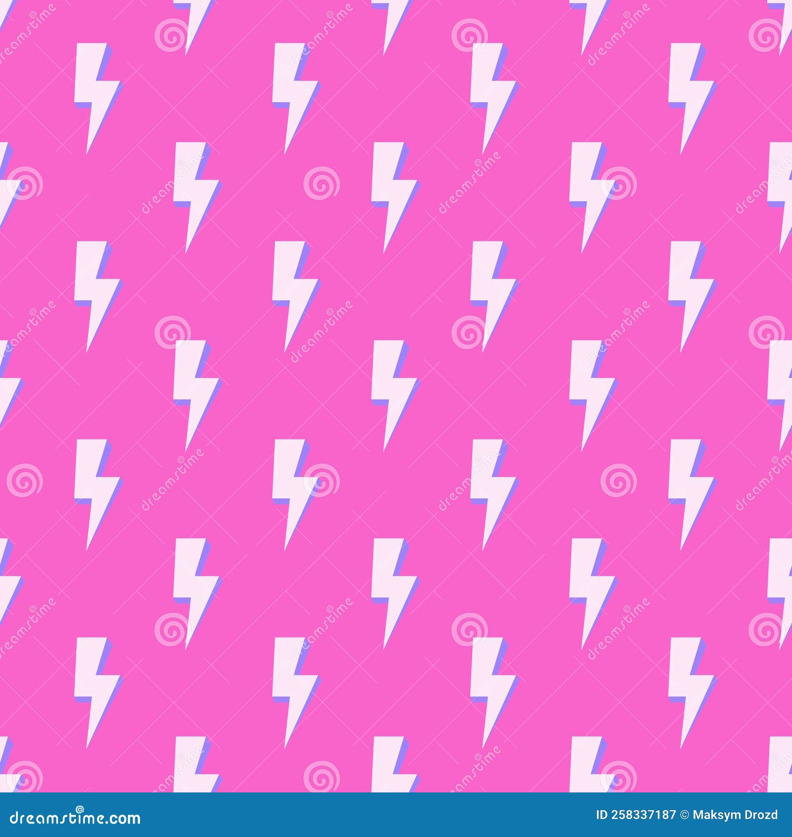 Pink lightning bolt laptop stickers  TenStickers