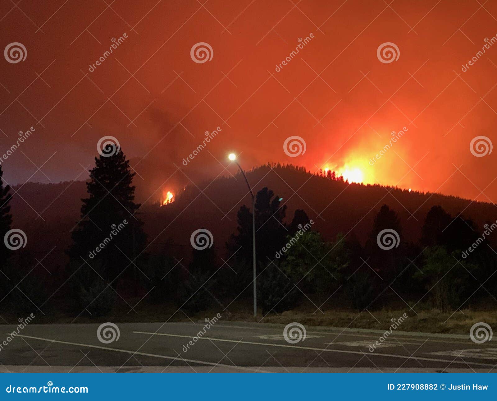 A Spot Fire Created Nearby the Dixie Fire Threatens Janesville, CA