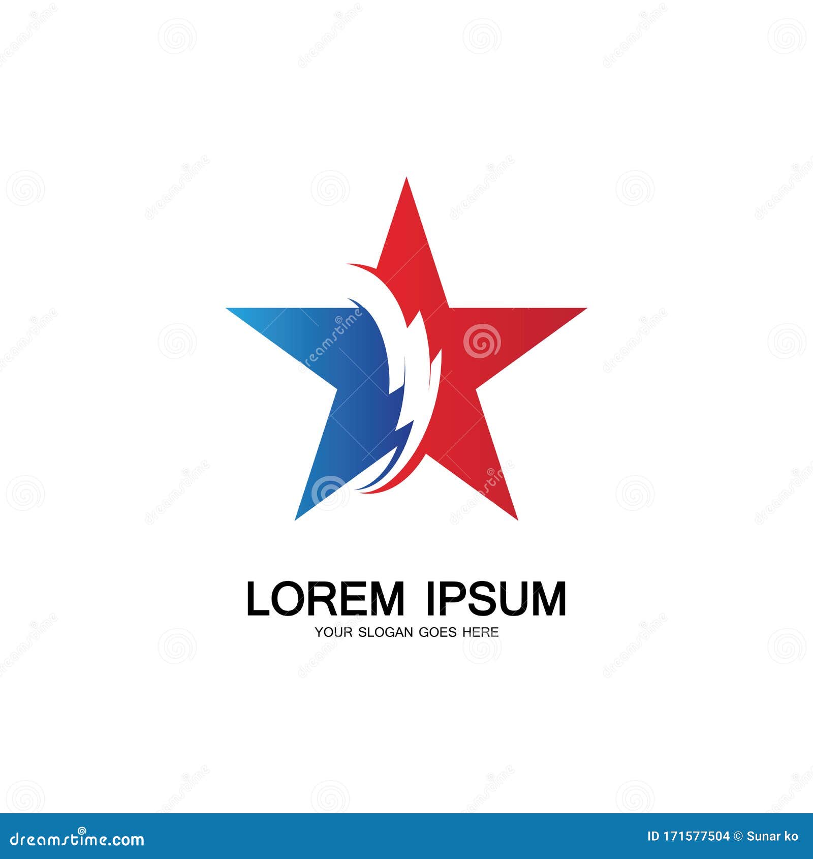 Lightning Star,Energy Star Logo Vector Icon Design Template Stock