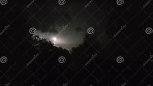 Lightning Storms And Strong Winds At Night Stock Video Video Of 