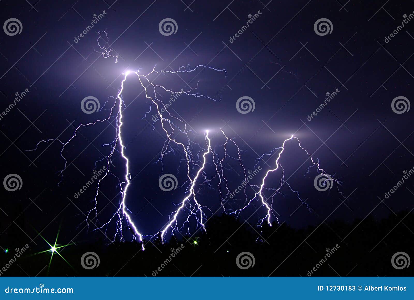 lightning strikes