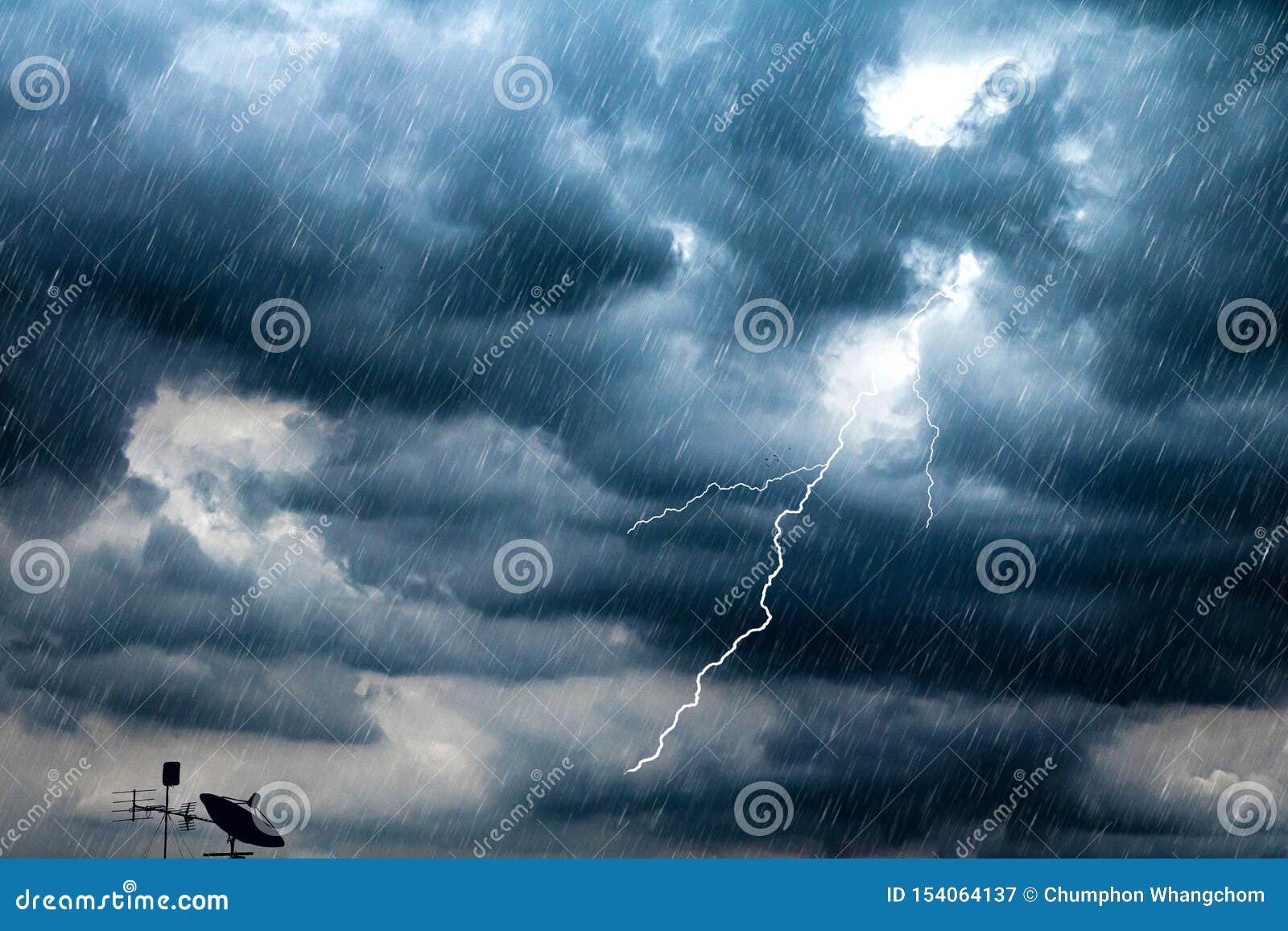 Cloud with rain, cool weather, raining, rainy day, thunderstorm