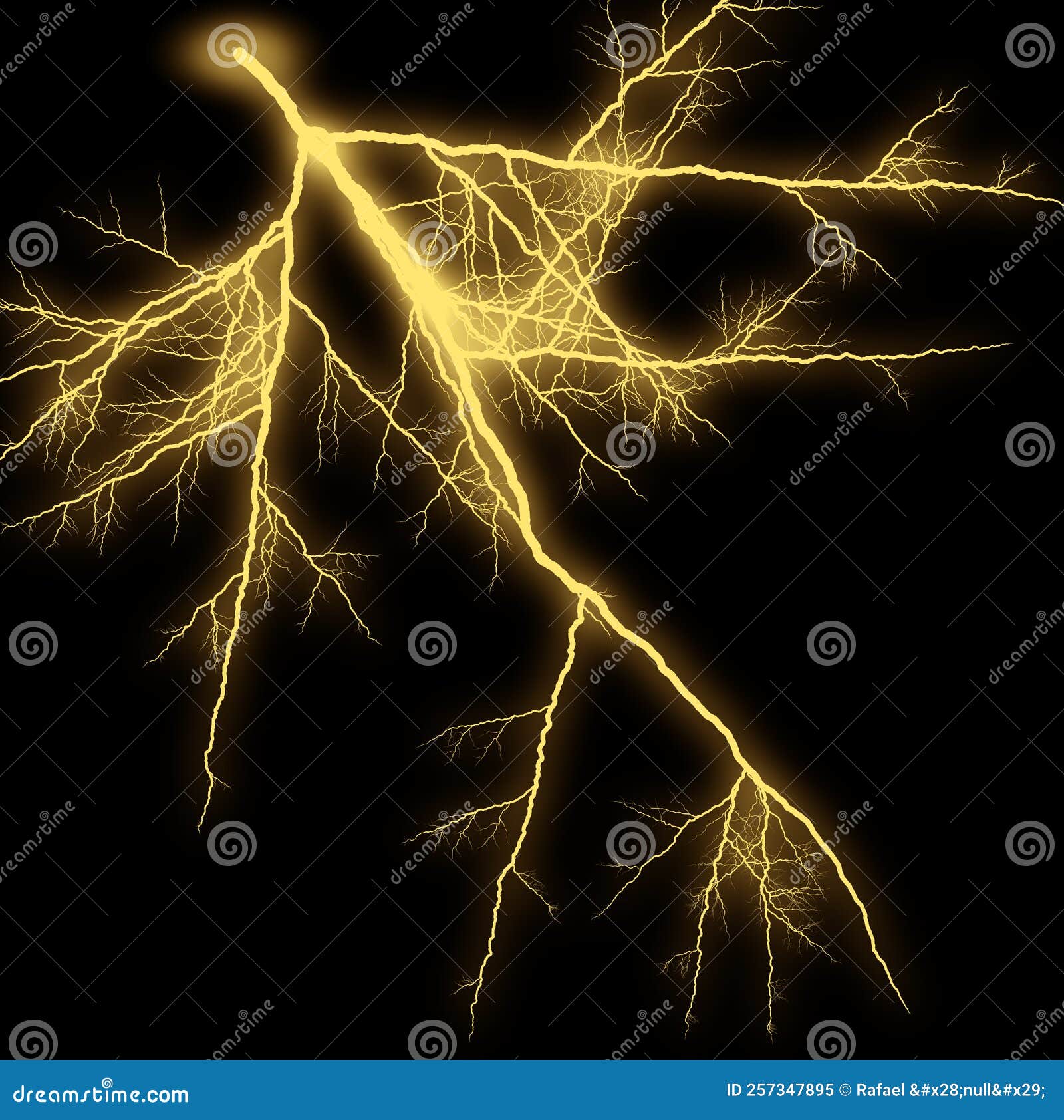 Lightning Thunderstorm Lighting Lightning Natural Phenomenon Stock