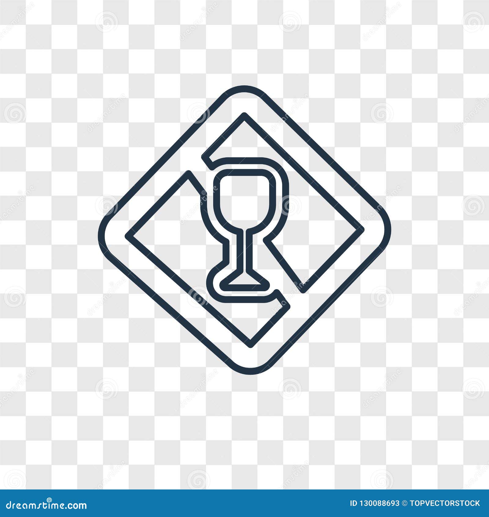 Lightning Warning Concept Vector Linear Icon Isolated On