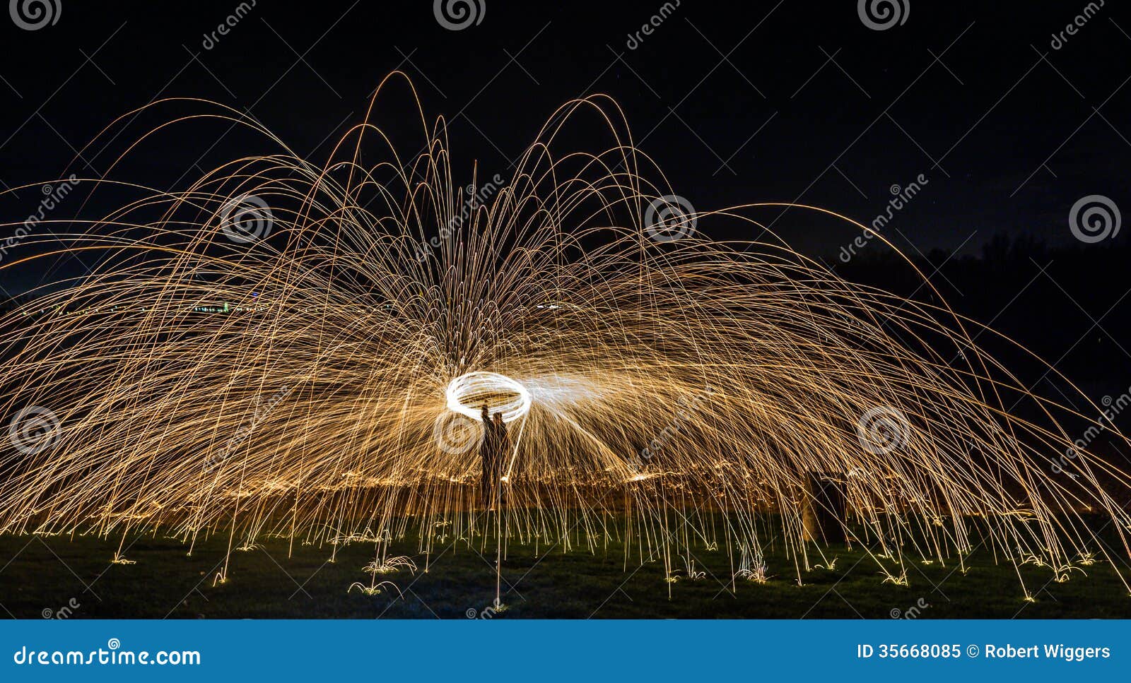 Lightpainting with Steel Wool Stock Image Image of burning, space