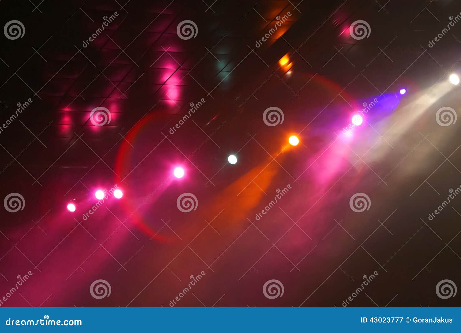 Lights in disco club stock image. Image of effects, event 43023777