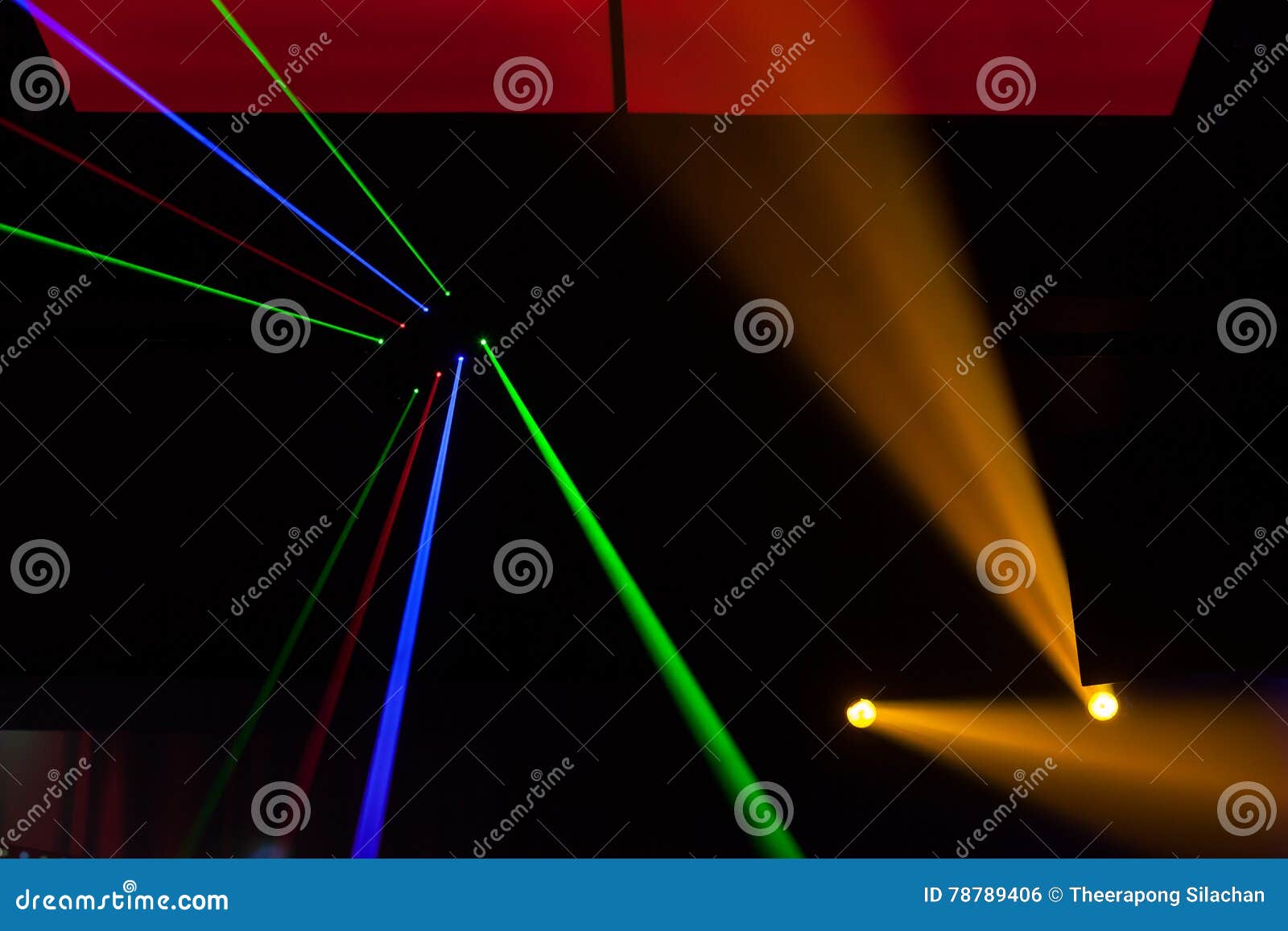 Lights Laser, Lights on Stage Stock Photo Image of festival, event 78789406