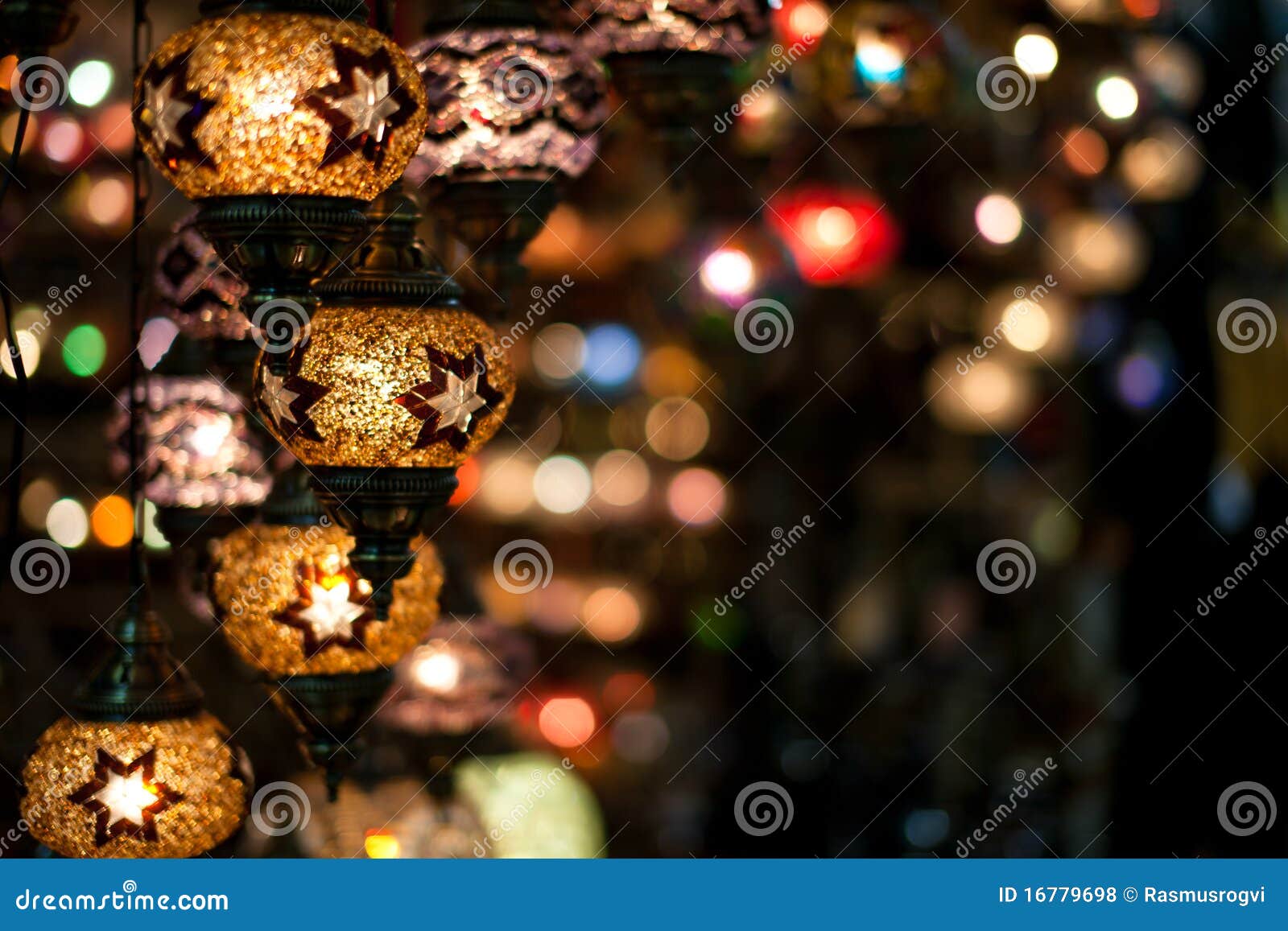 lights in the spice bazaar