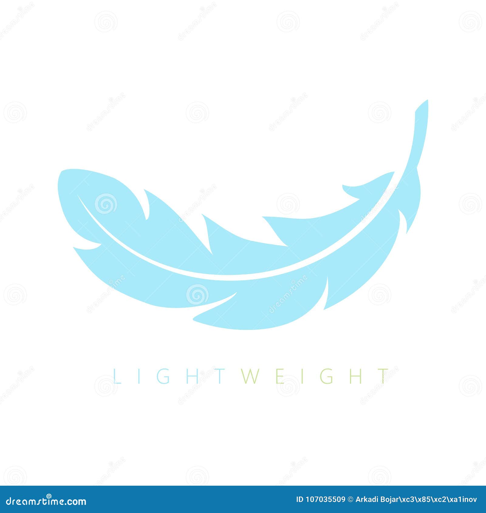 lightweight feather  icon