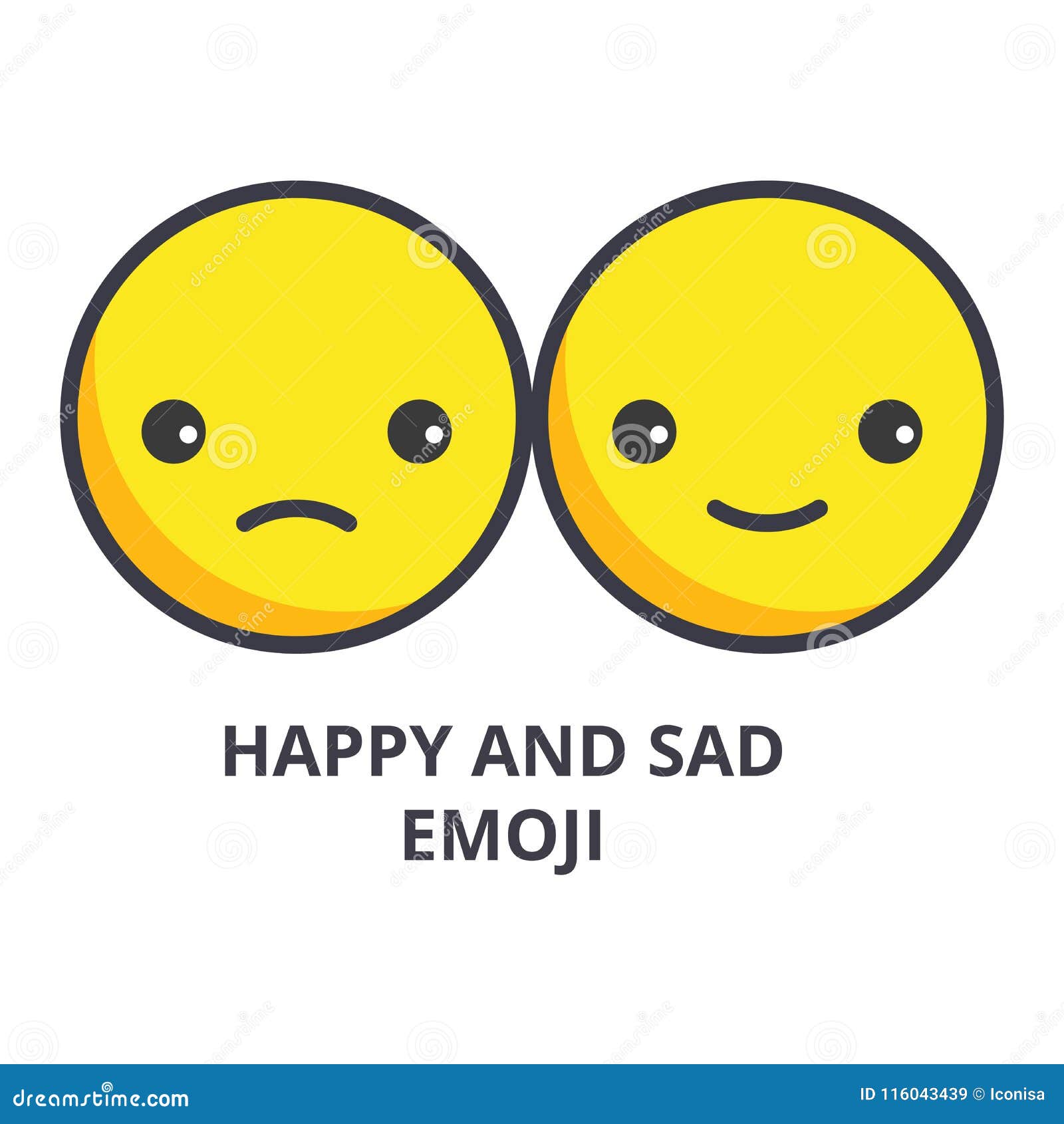 Ligne Heureuse Et Triste Icone Signe Illustration De Vecteur D Emoji Sur Le Fond Courses Editable Illustration De Vecteur Illustration Du Triste Mignon Ligne Heureuse Et Triste Icone Signe Illustration De Vecteur D Emoji Sur Le Fond Courses Editable Illustration De Vecteur Illustration Du Triste Mignon