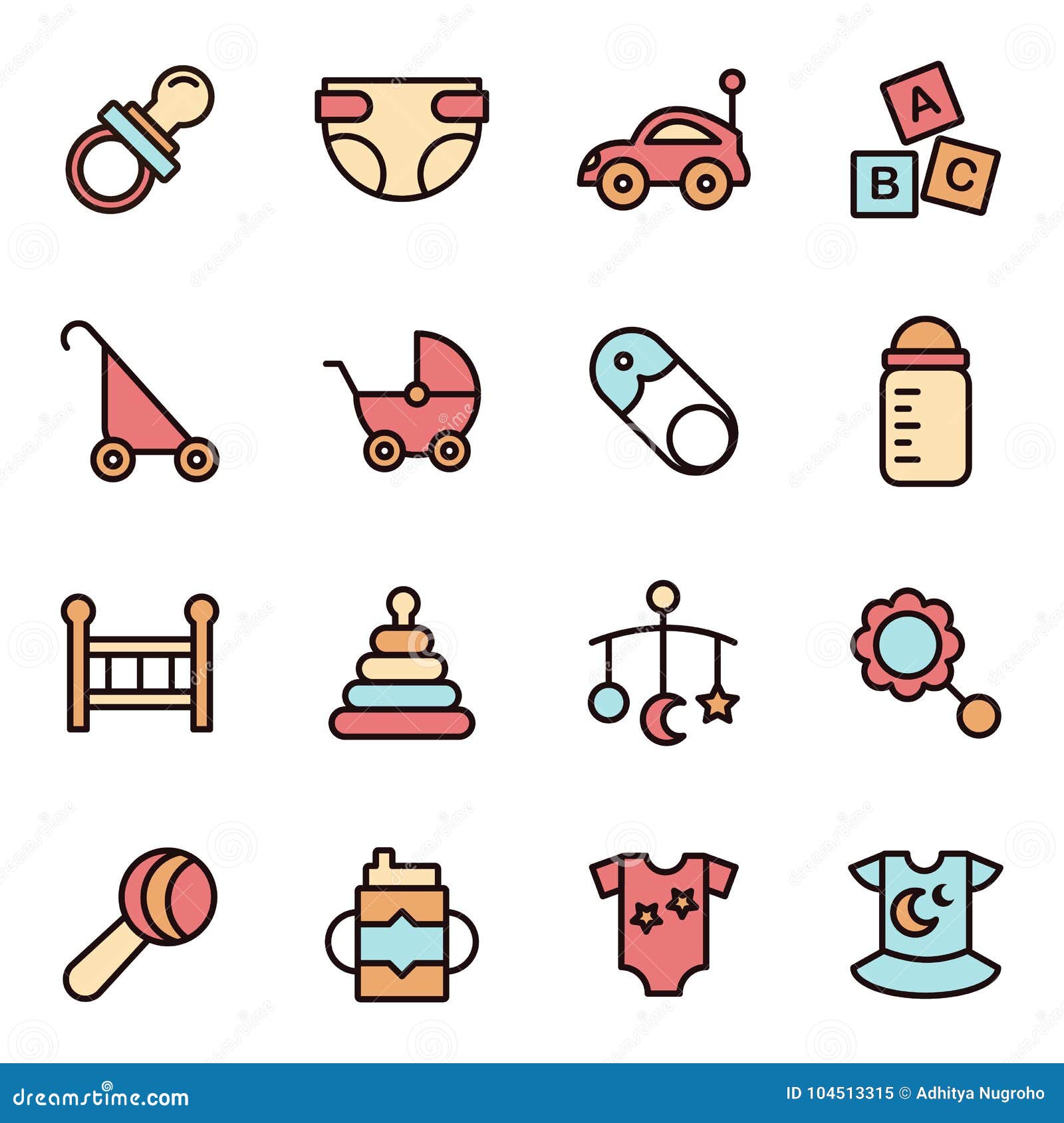 Ligne Plate Icone De Minimalistic D Icones De Bebe Illustration De Vecteur Illustration Du Minimalistic Ligne Ligne Plate Icone De Minimalistic D Icones De Bebe Illustration De Vecteur Illustration Du Minimalistic Ligne