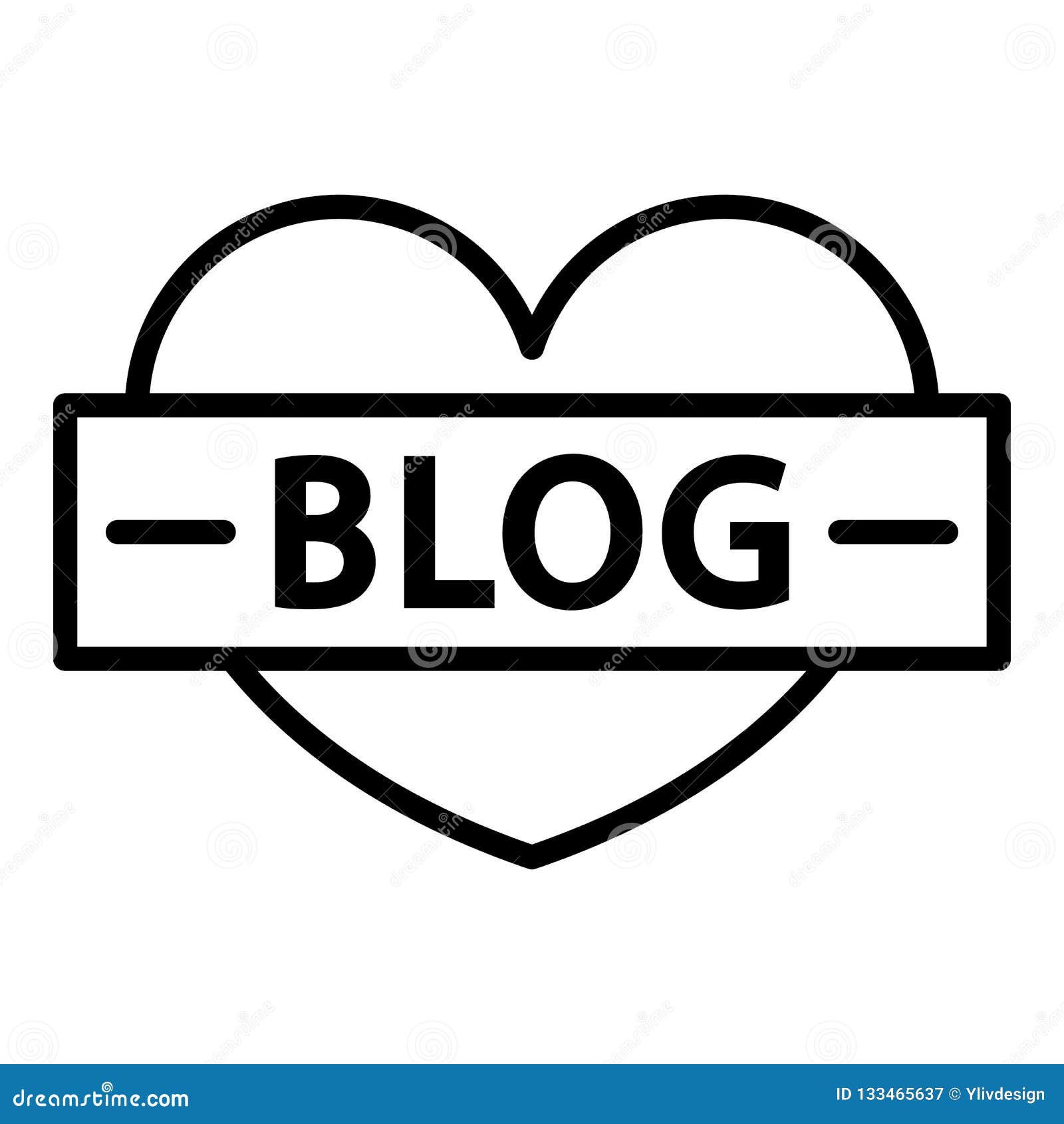 Like Heart Blog Icon Outline Style Stock Vector Illustration Of Facebook Instagram Like Heart Blog Icon Outline Style Stock Vector Illustration Of Facebook Instagram