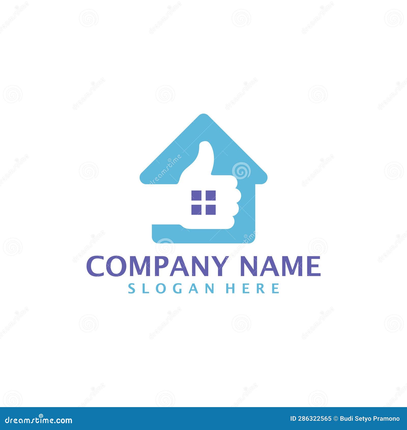 Like House Logo Design Vector. Home Logo Design Template Concept Stock