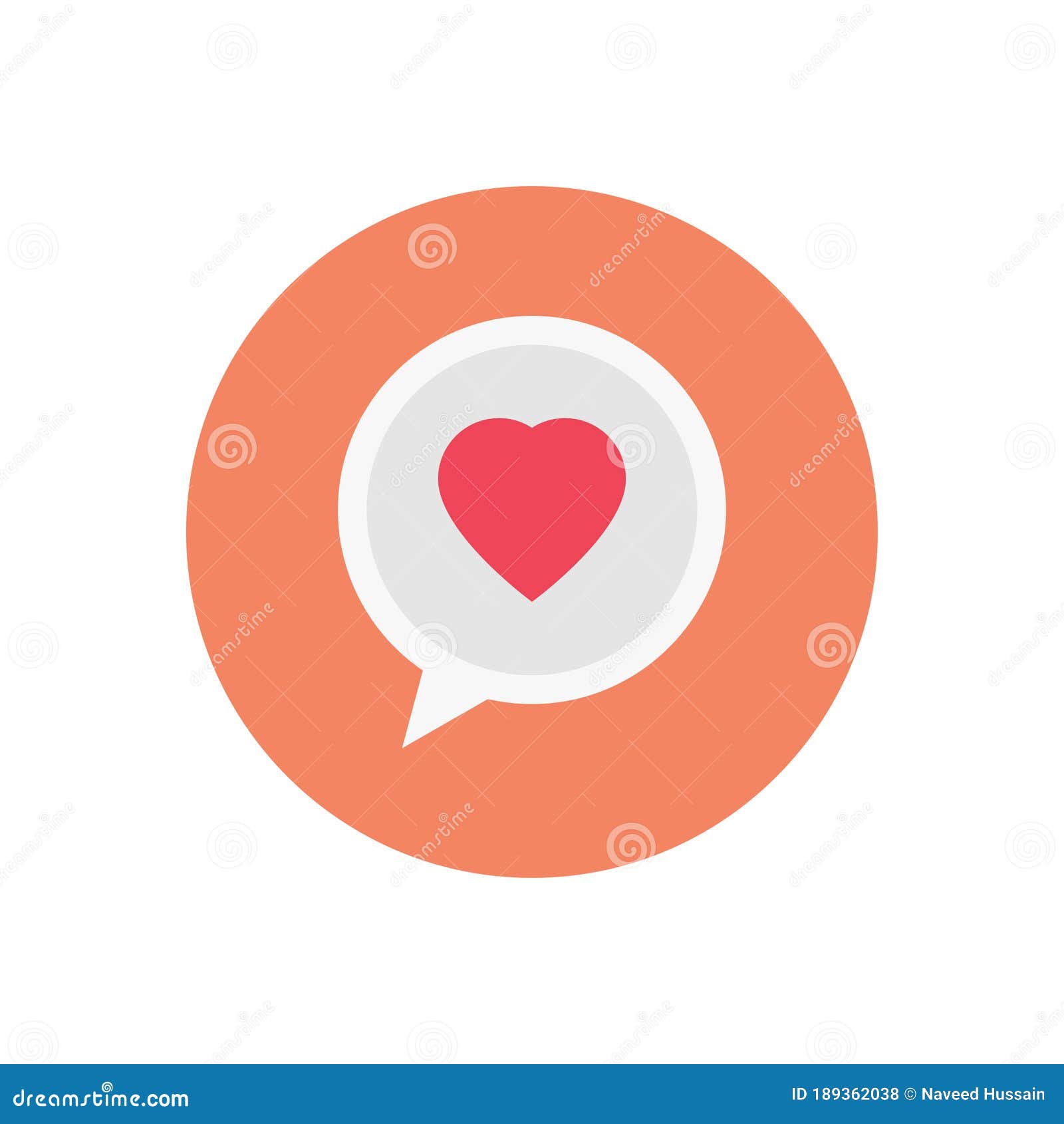 like  color flat icon