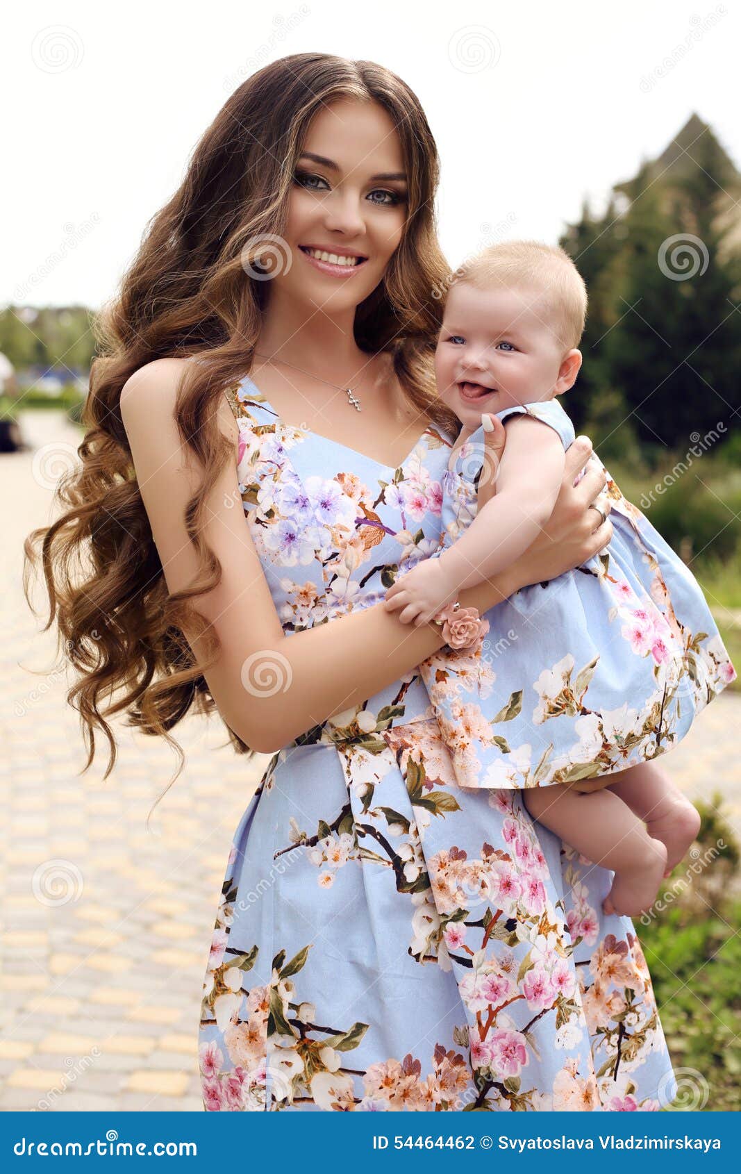 same dress for mom and baby girl