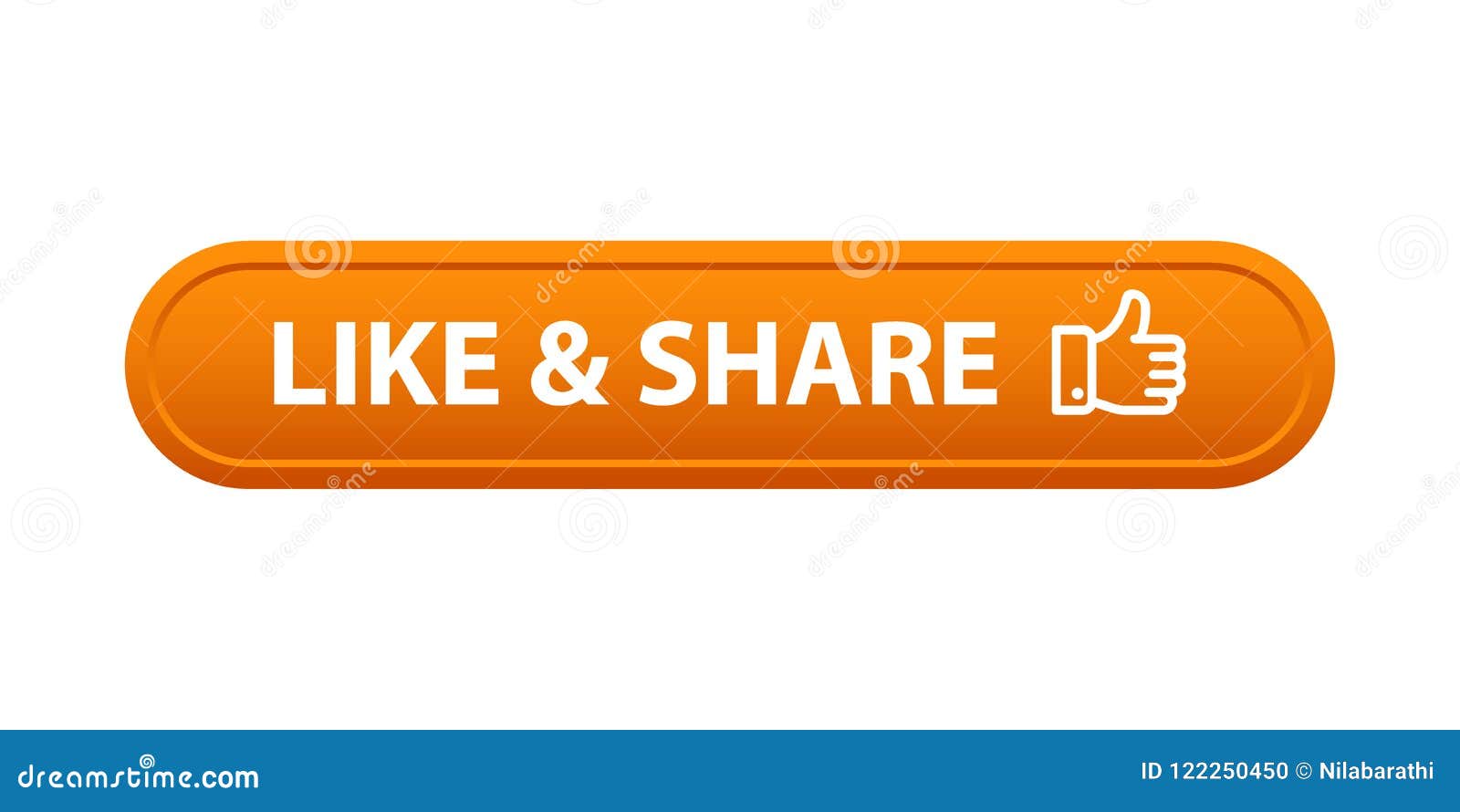 Download Like and share stock vector. Illustration of buttons ...