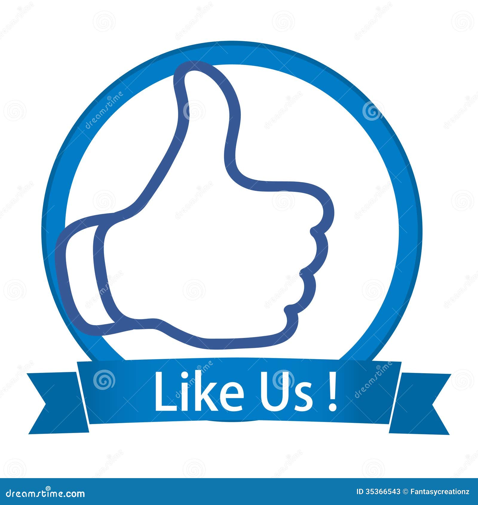 Like Us Editorial Stock Photo - Image: 35366543