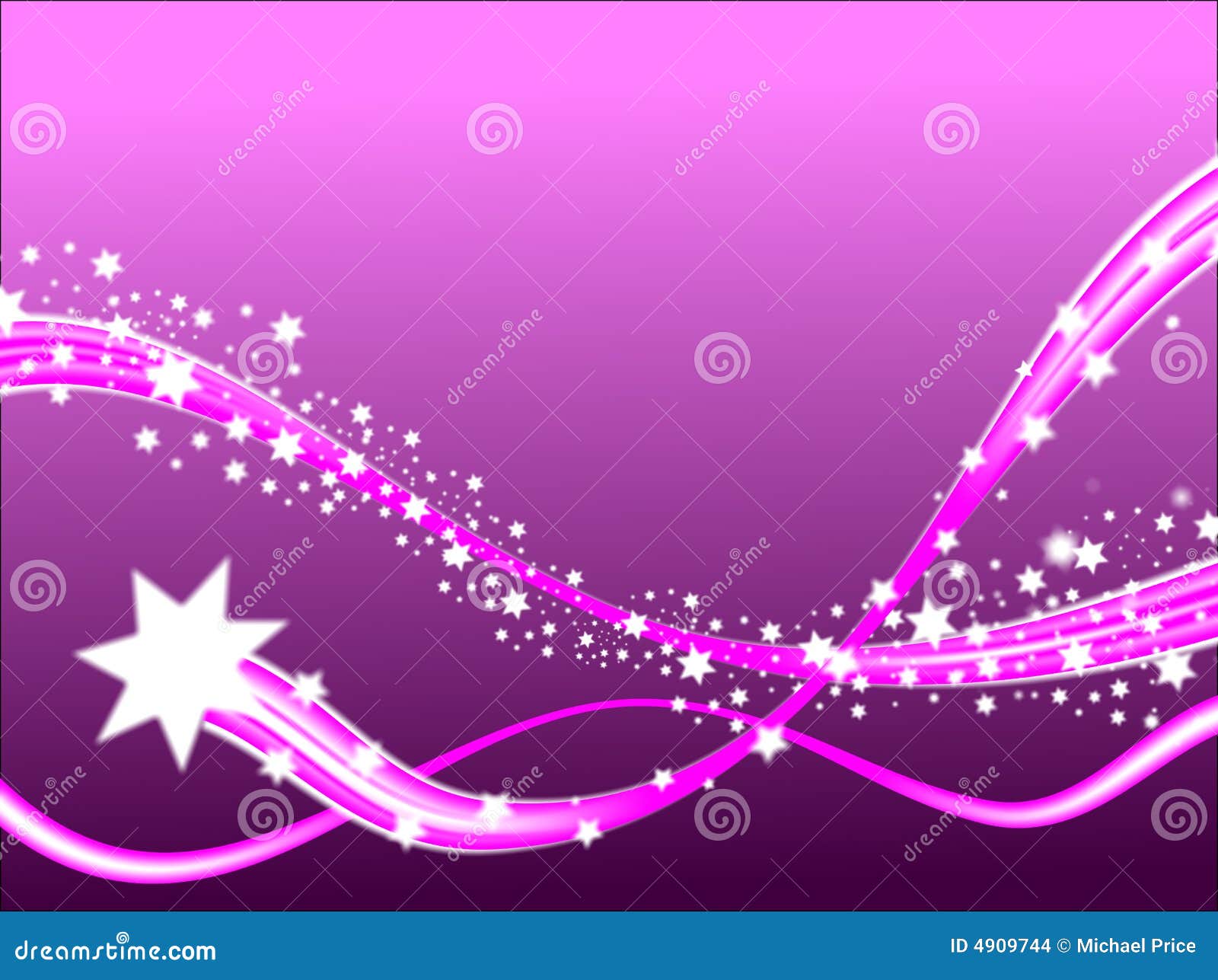 Lilac Shooting Stars Stock Images - Image: 4909744