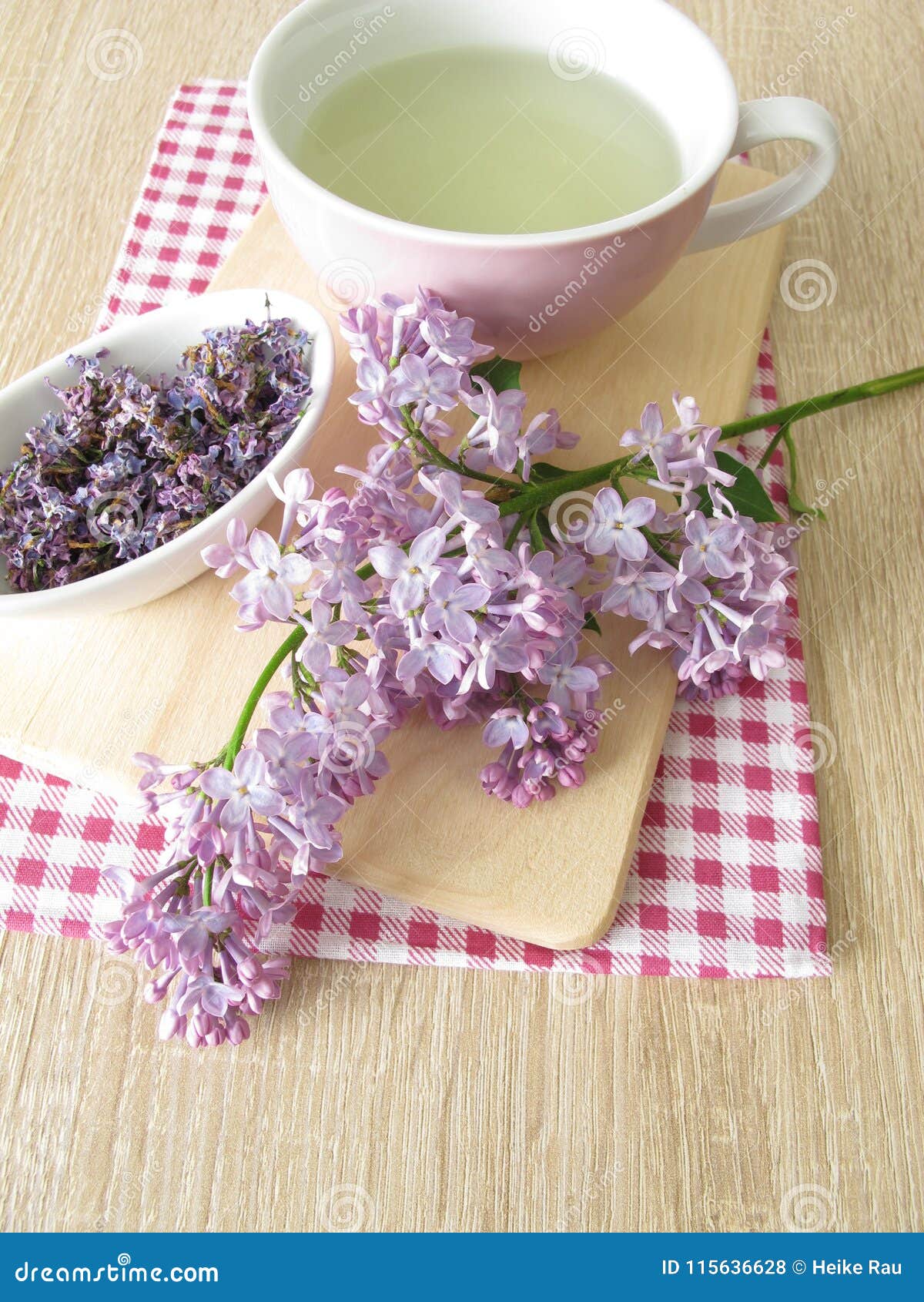 Lilac Tea with Dried Lilac Flowers Stock Photo Image of flowers